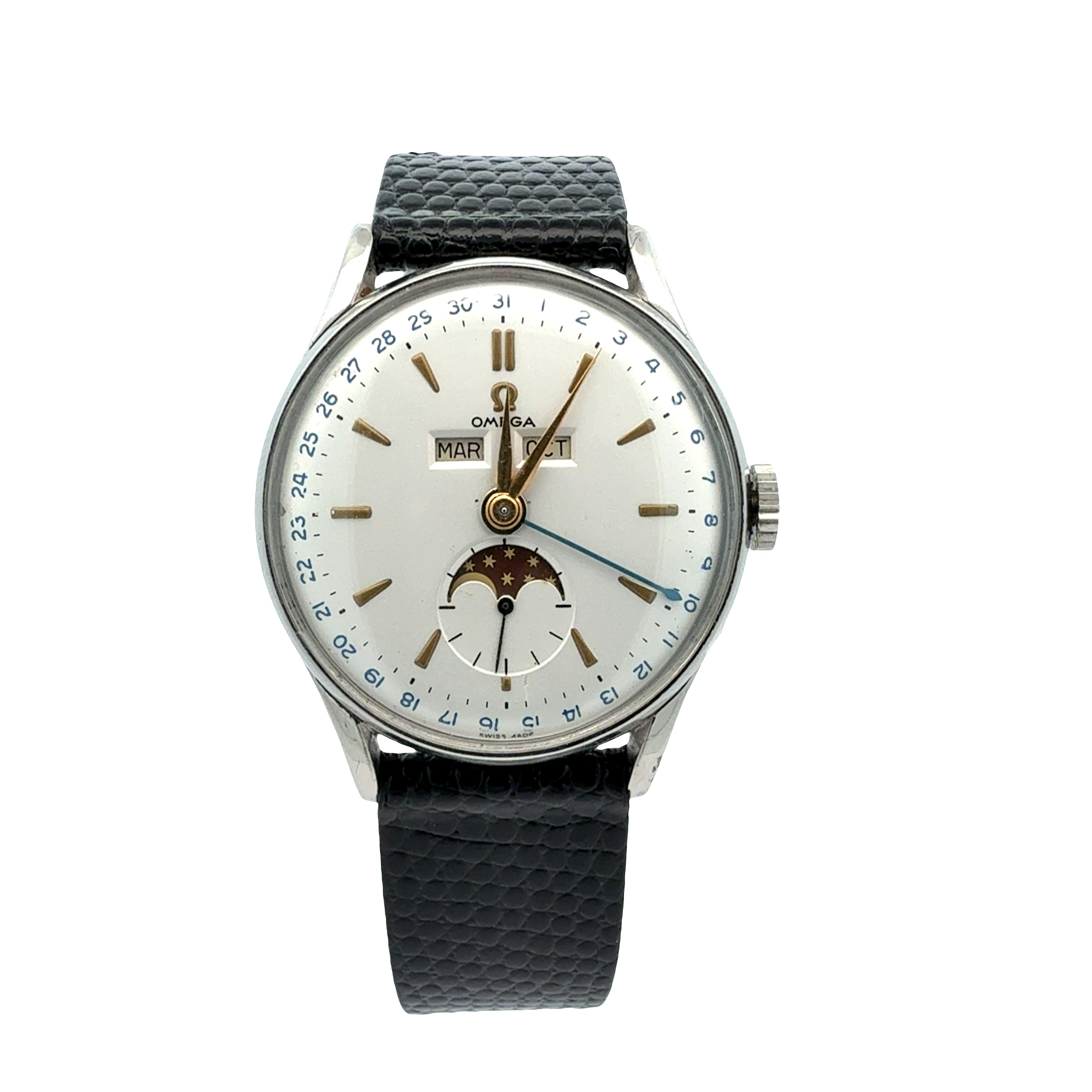 omega Triple Date Moonphase reference 2471-6