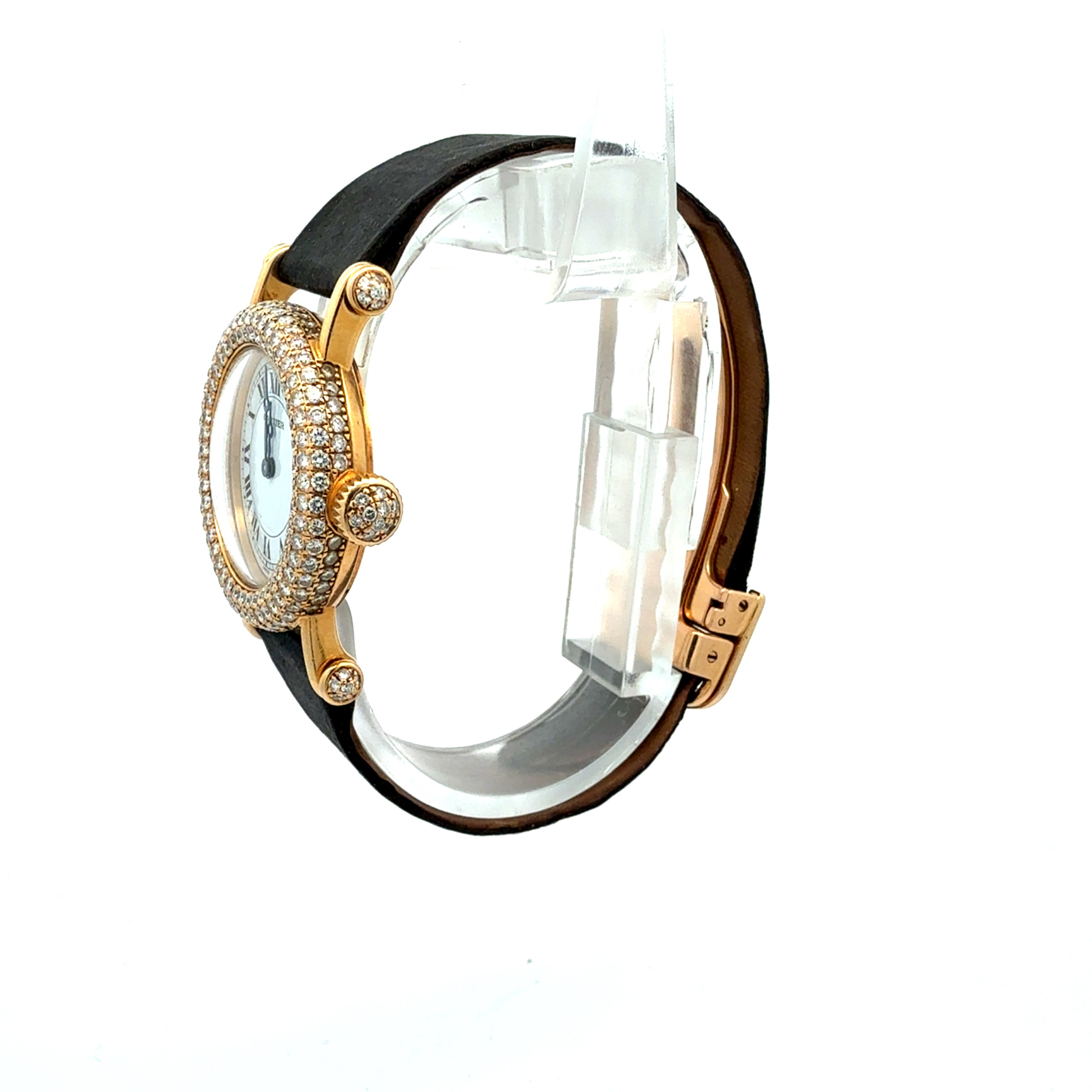 Cartier 18ct Yellow Gold Diabolo reference 1450 With Factory Diamonds