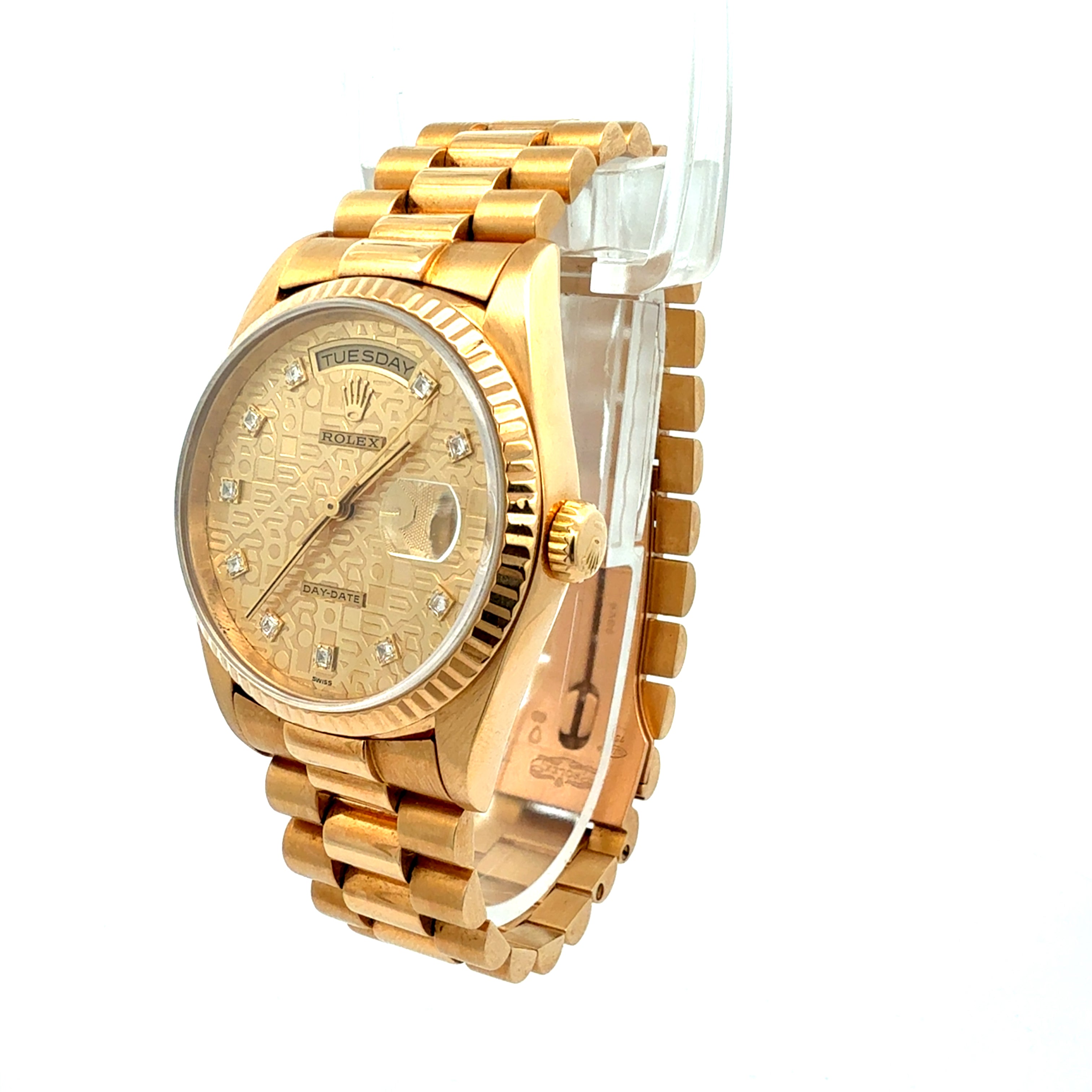 Rolex Day Date reference 18238 Factory Jubilee Diamond Dial