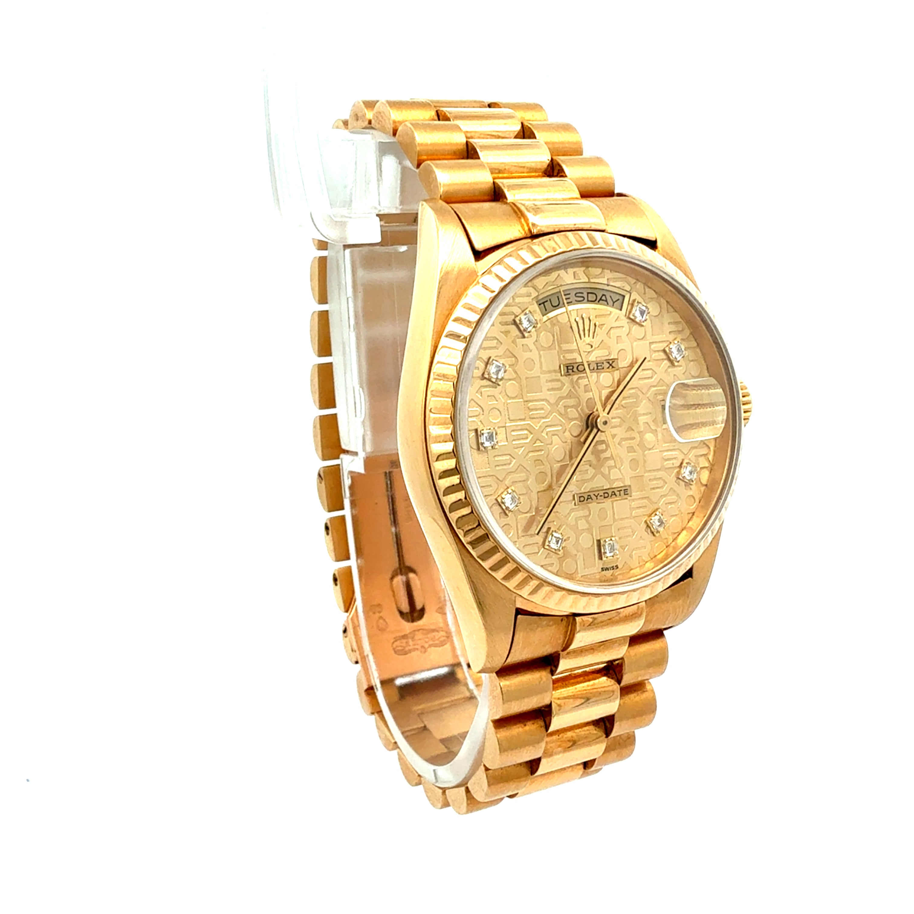 Rolex Day Date reference 18238 Factory Jubilee Diamond Dial