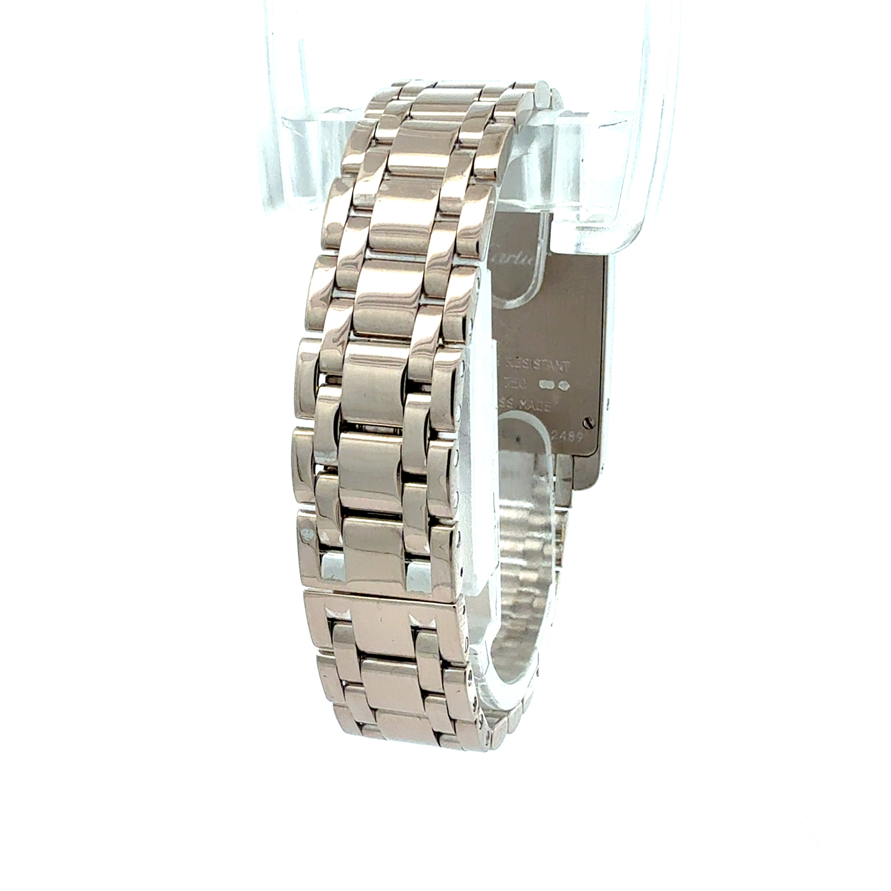 Cartier 18ct White Gold Tank Americaine refernce WB701851/2489