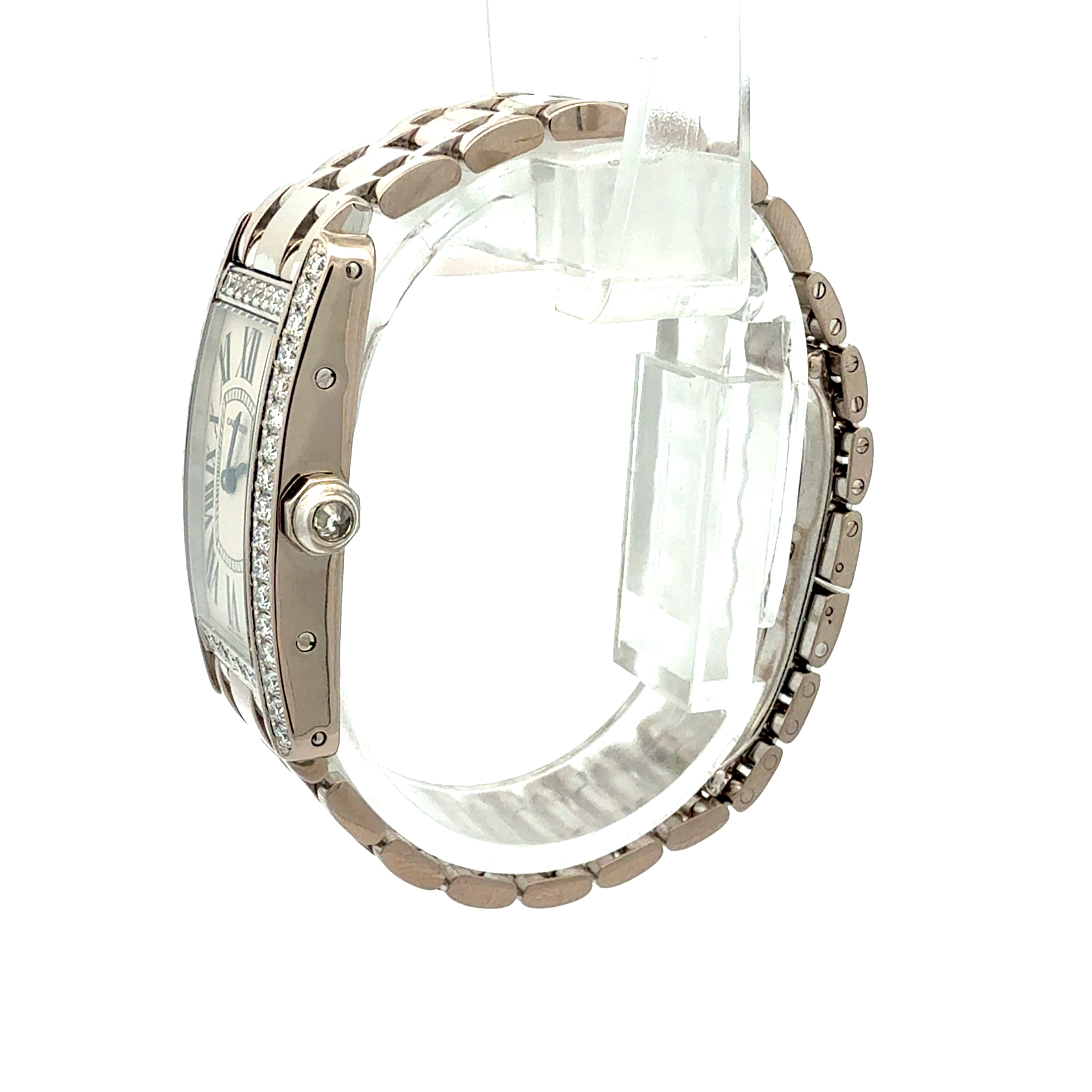 Cartier 18ct White Gold Tank Americaine refernce WB701851/2489