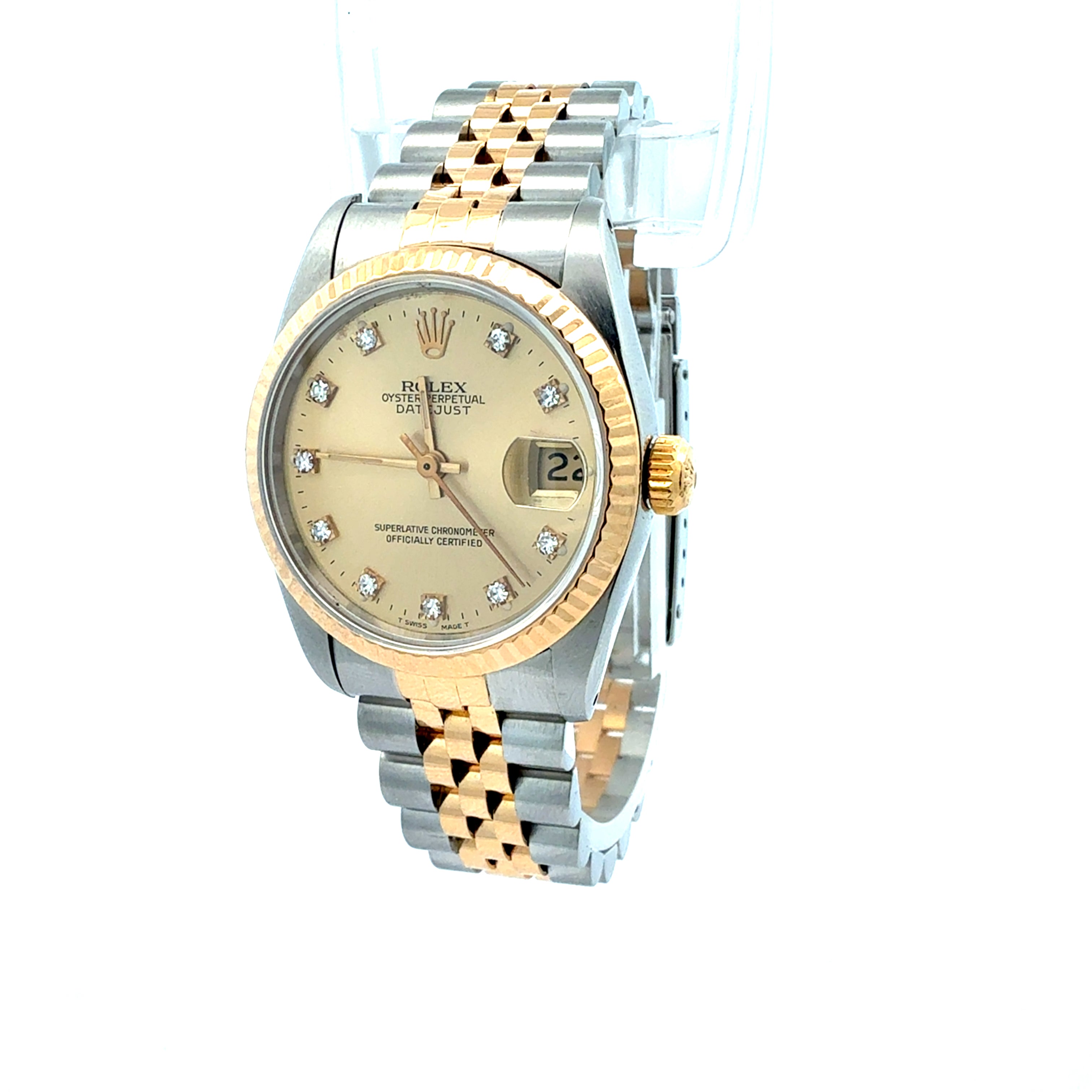 Rolex Datejust 31 reference 68273 Factory Diamond Dial