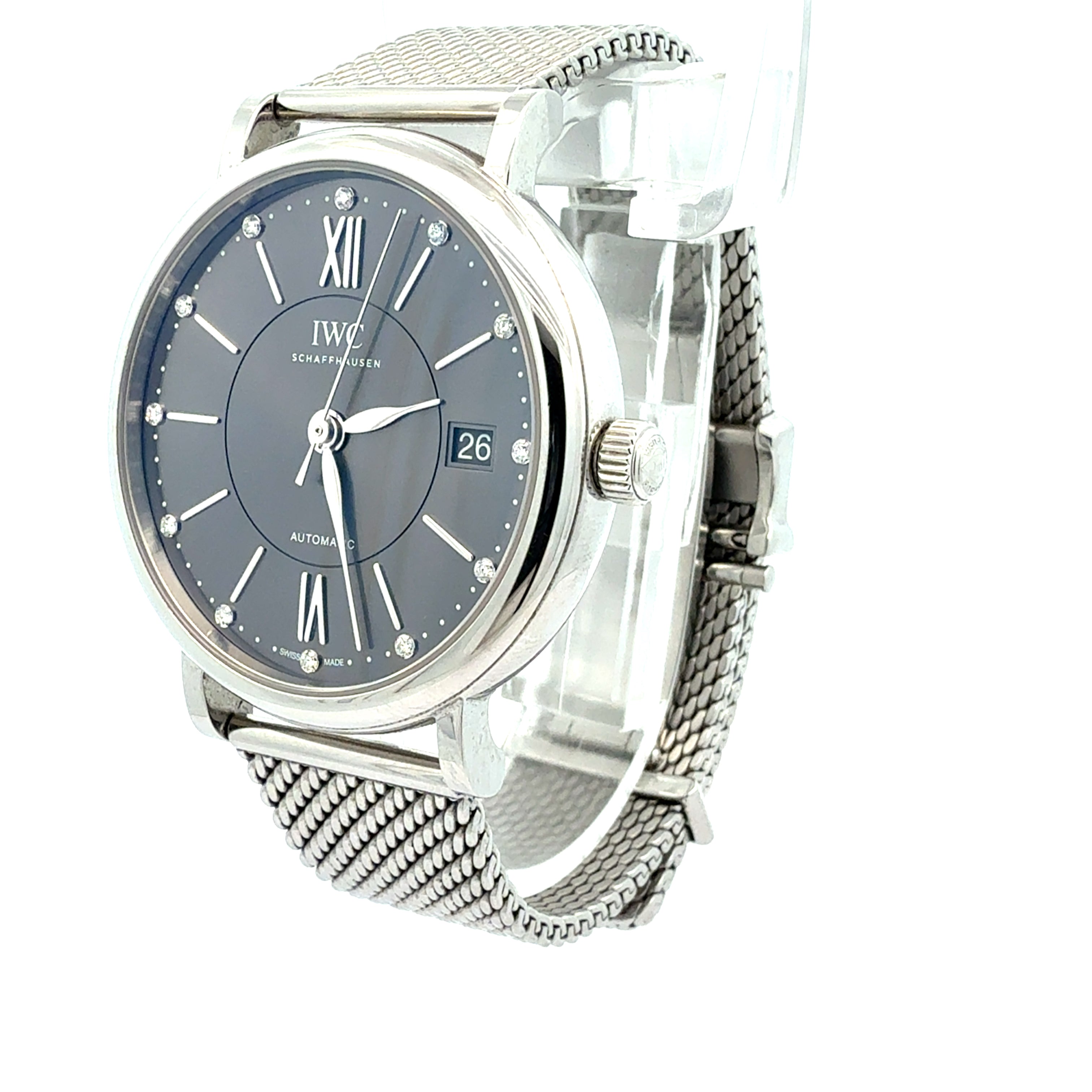IWC Portifino Reference IW458110 Grey Diamond Dial