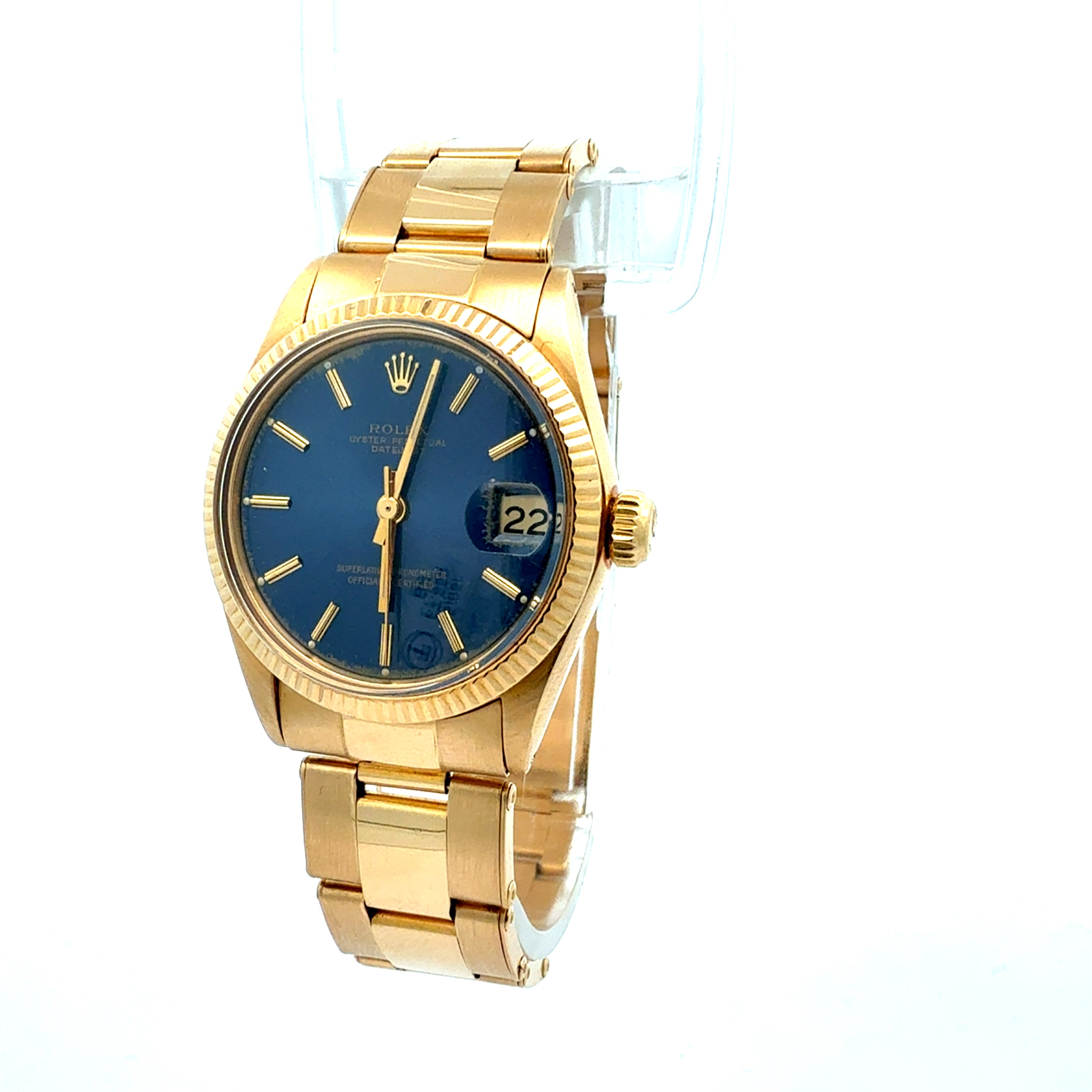 Rolex Datejust 31 reference 6827 18ct Gold
