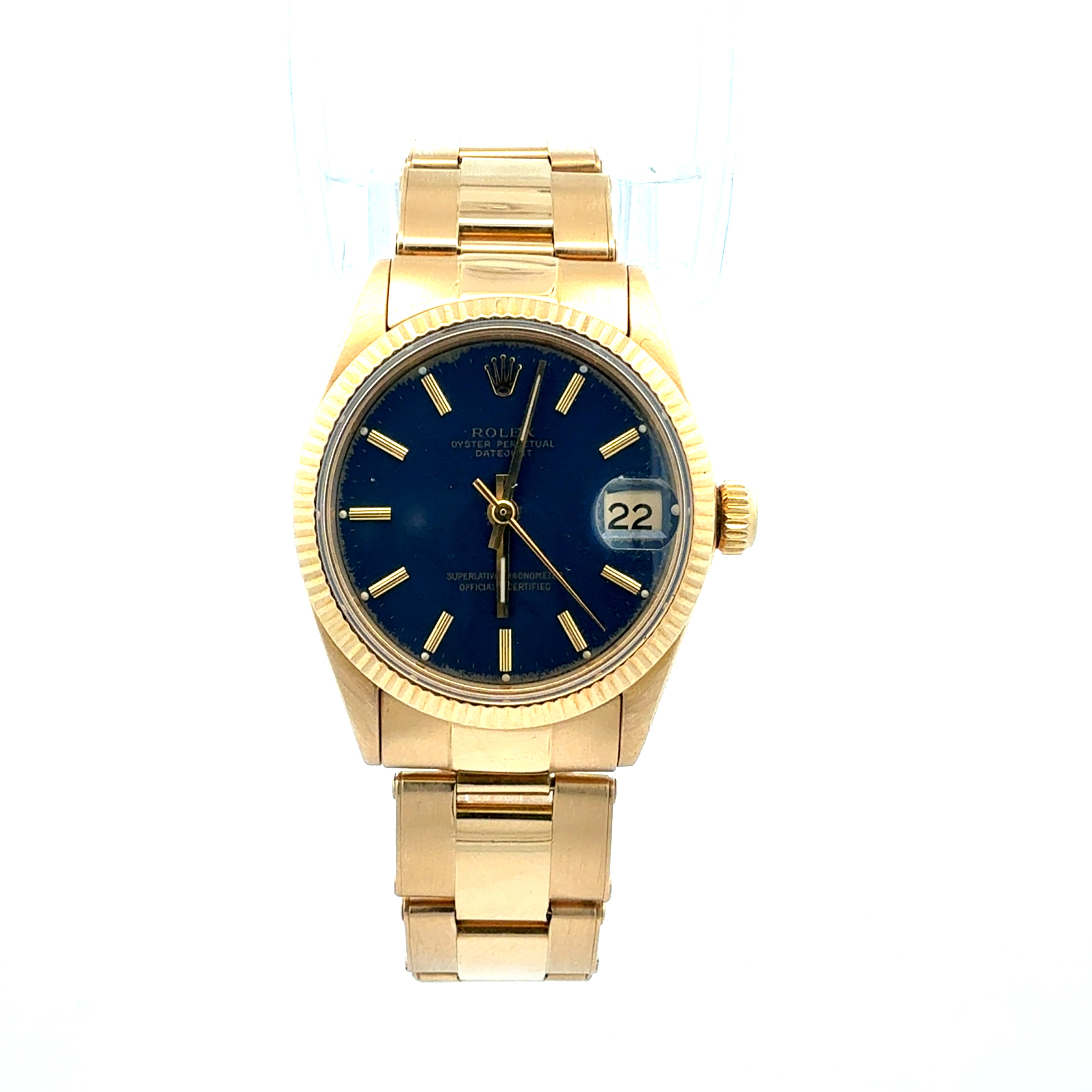 Rolex Datejust 31 reference 6827 18ct Gold