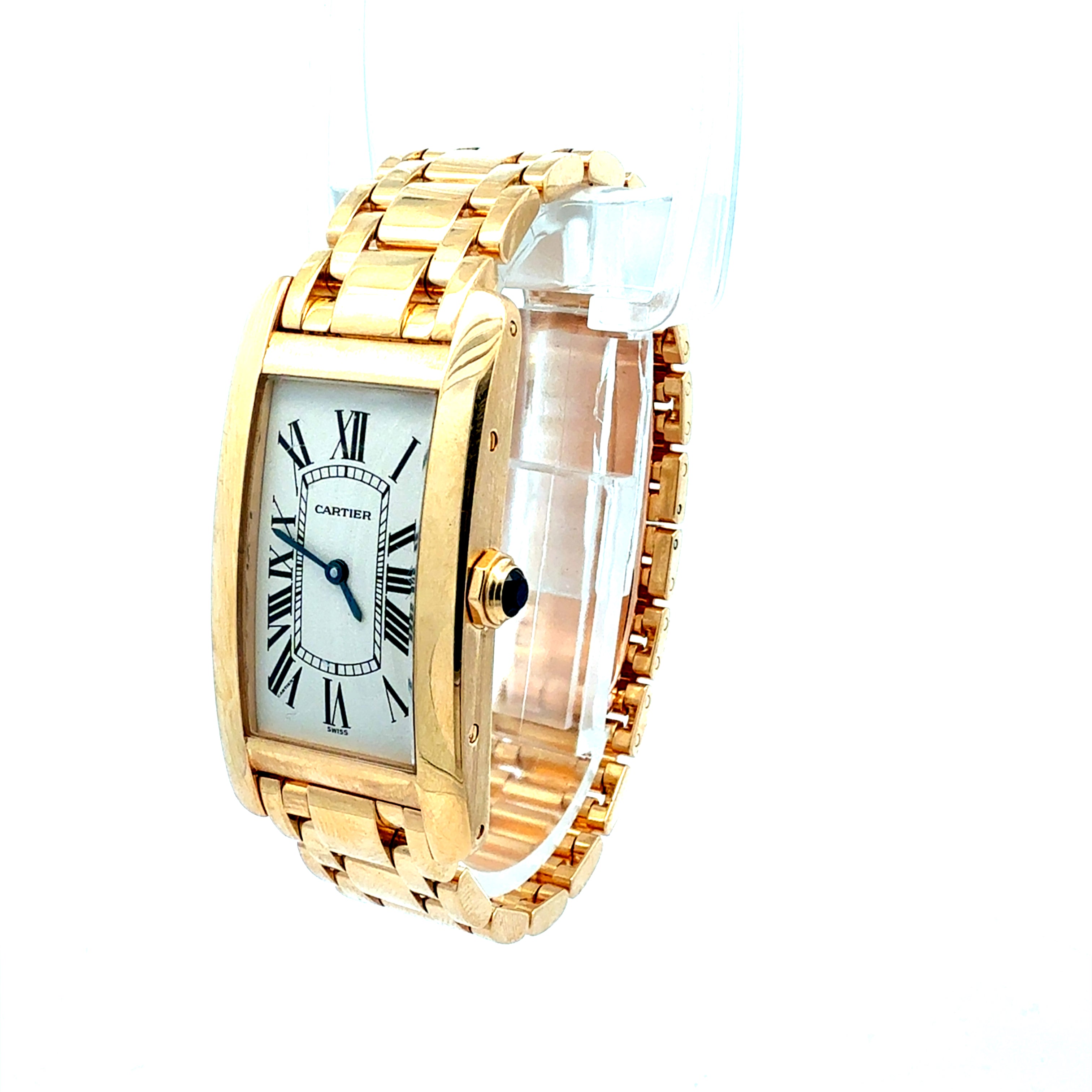 Cartier 18ct Gold Tank Américaine référence 1720