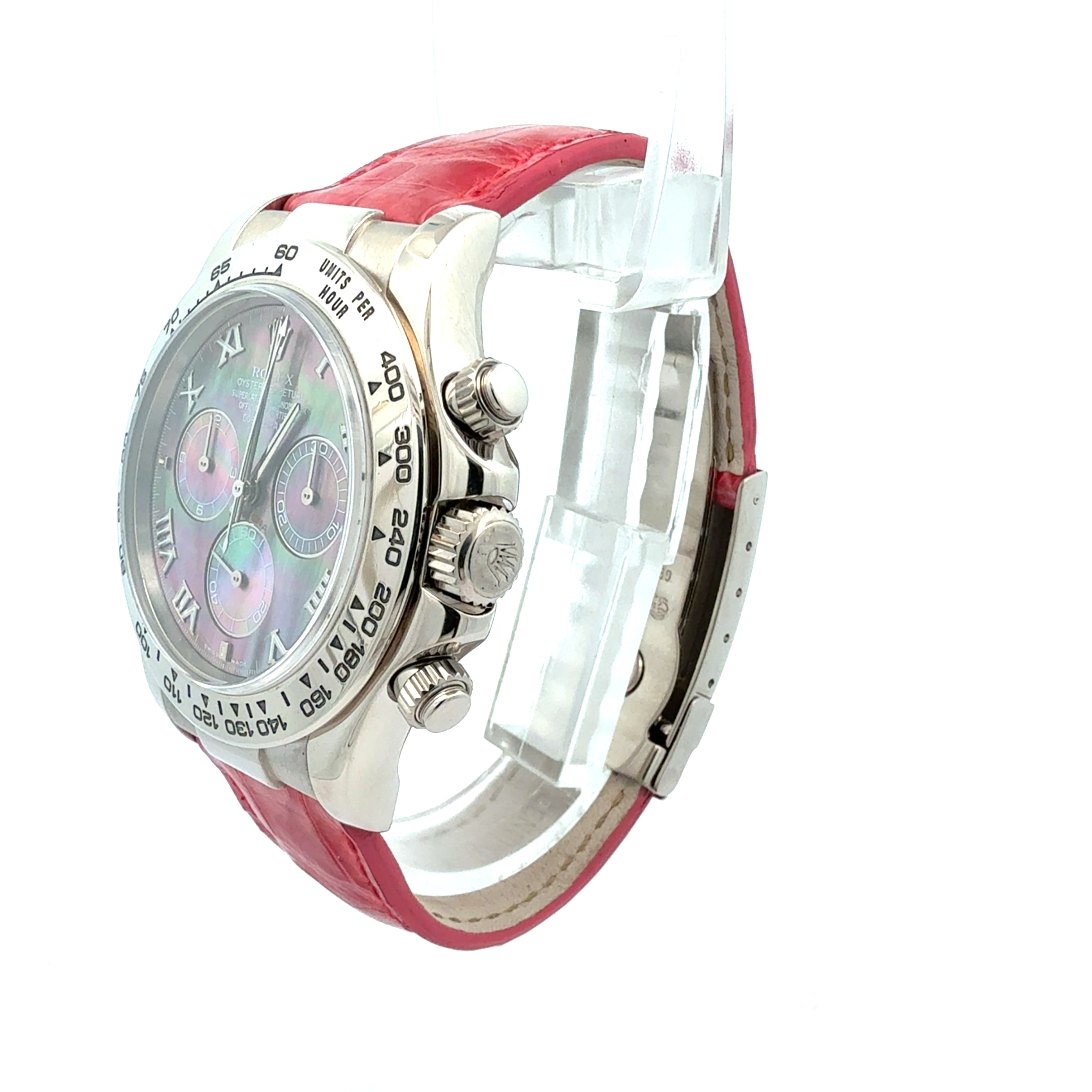 Rolex 18ct White Gold Daytona reference 116519 Factory Tahitian MOP Dial