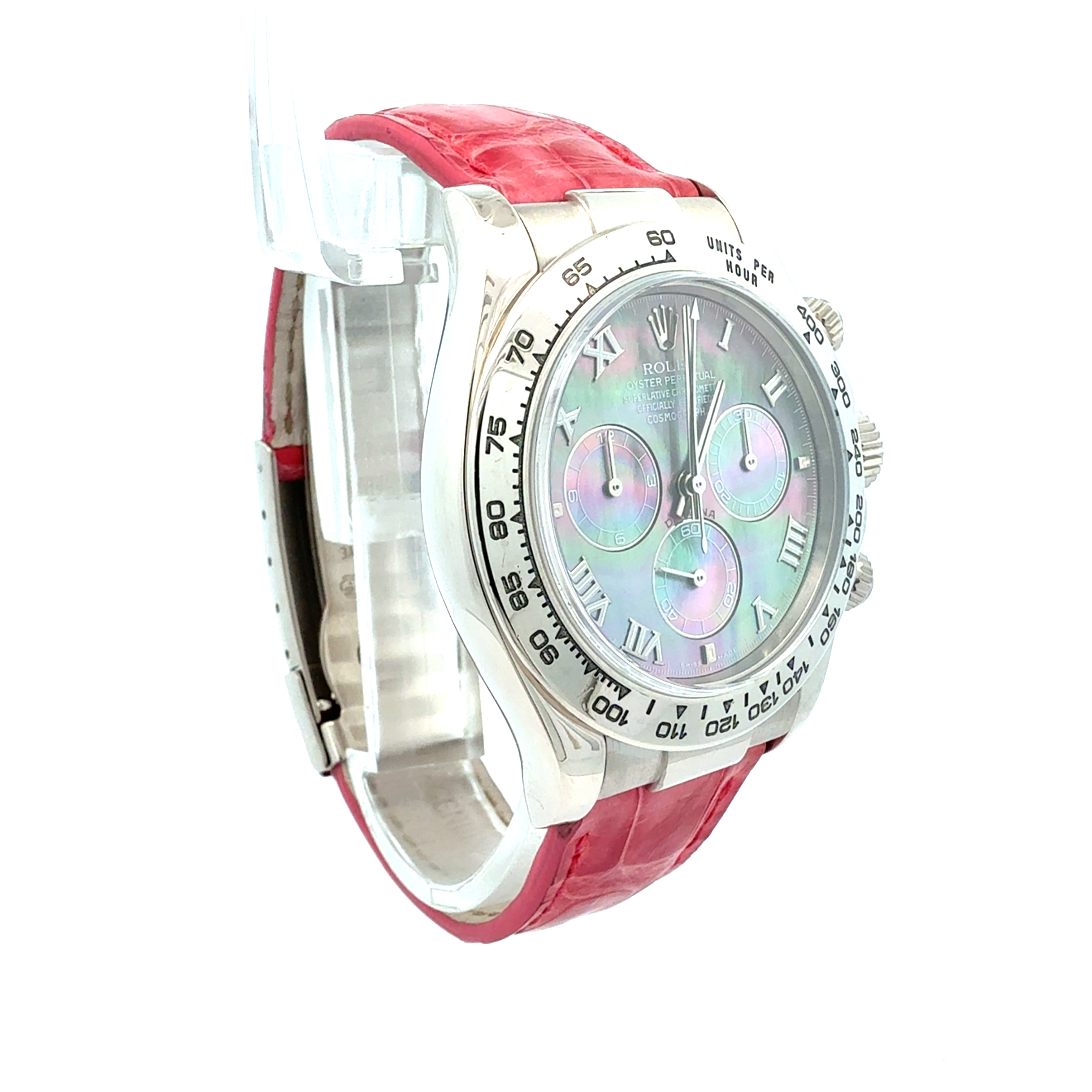 Rolex 18ct White Gold Daytona reference 116519 Factory Tahitian MOP Dial
