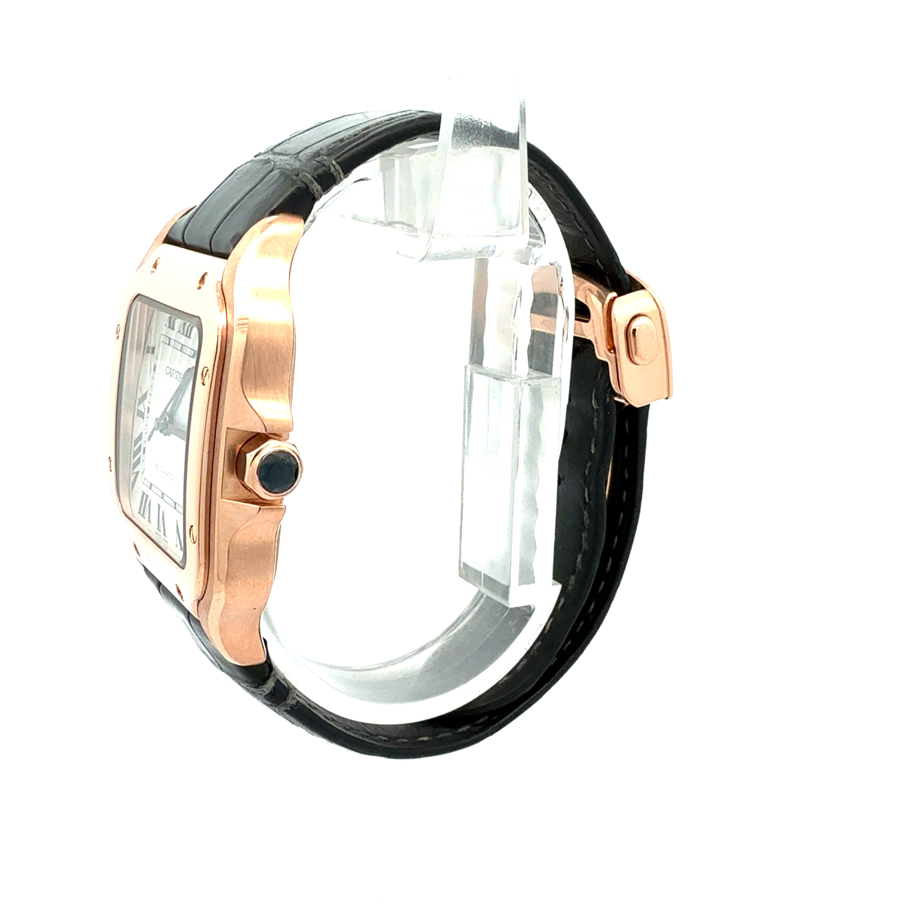 Cartier 18ct Rose Gold Santos De Cartier reference WGSA0028