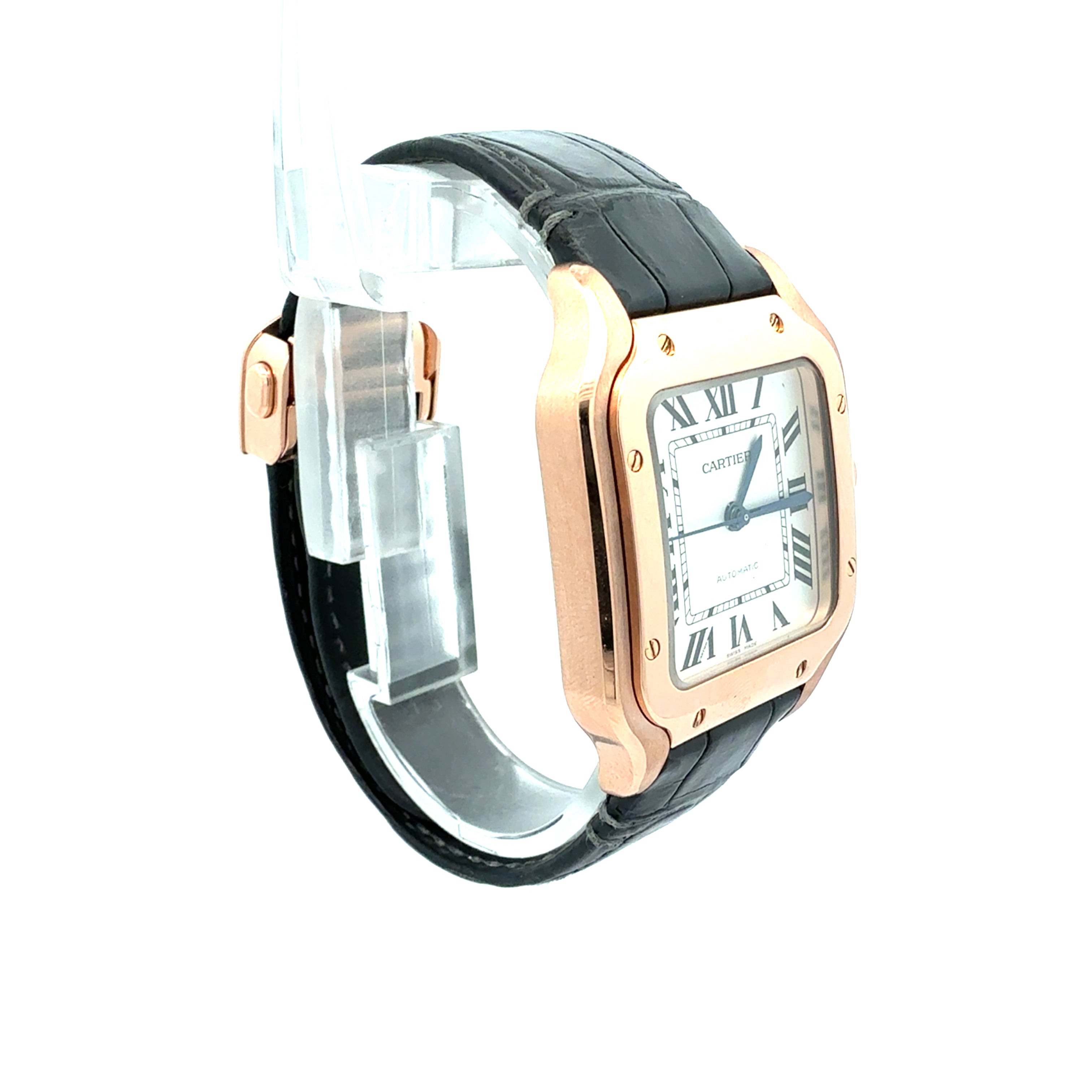 Cartier 18ct Rose Gold Santos De Cartier reference WGSA0028