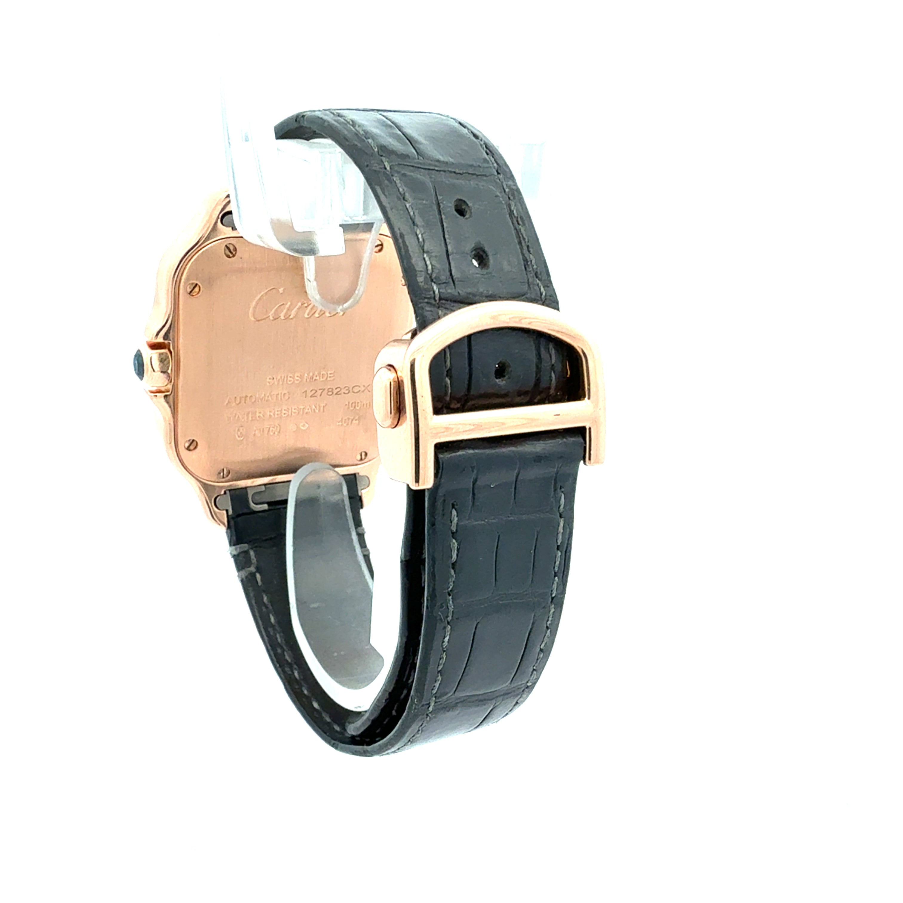 Cartier 18ct Rose Gold Santos De Cartier reference WGSA0028
