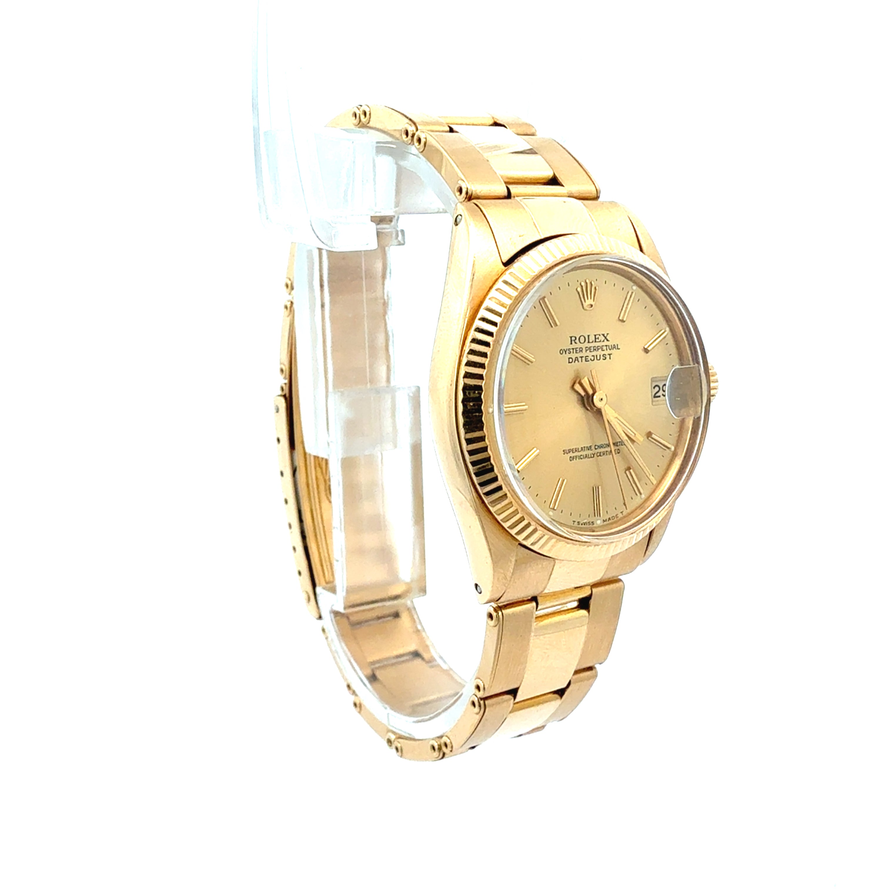 Rolex Datejust 31 reference 6827 18ct Gold