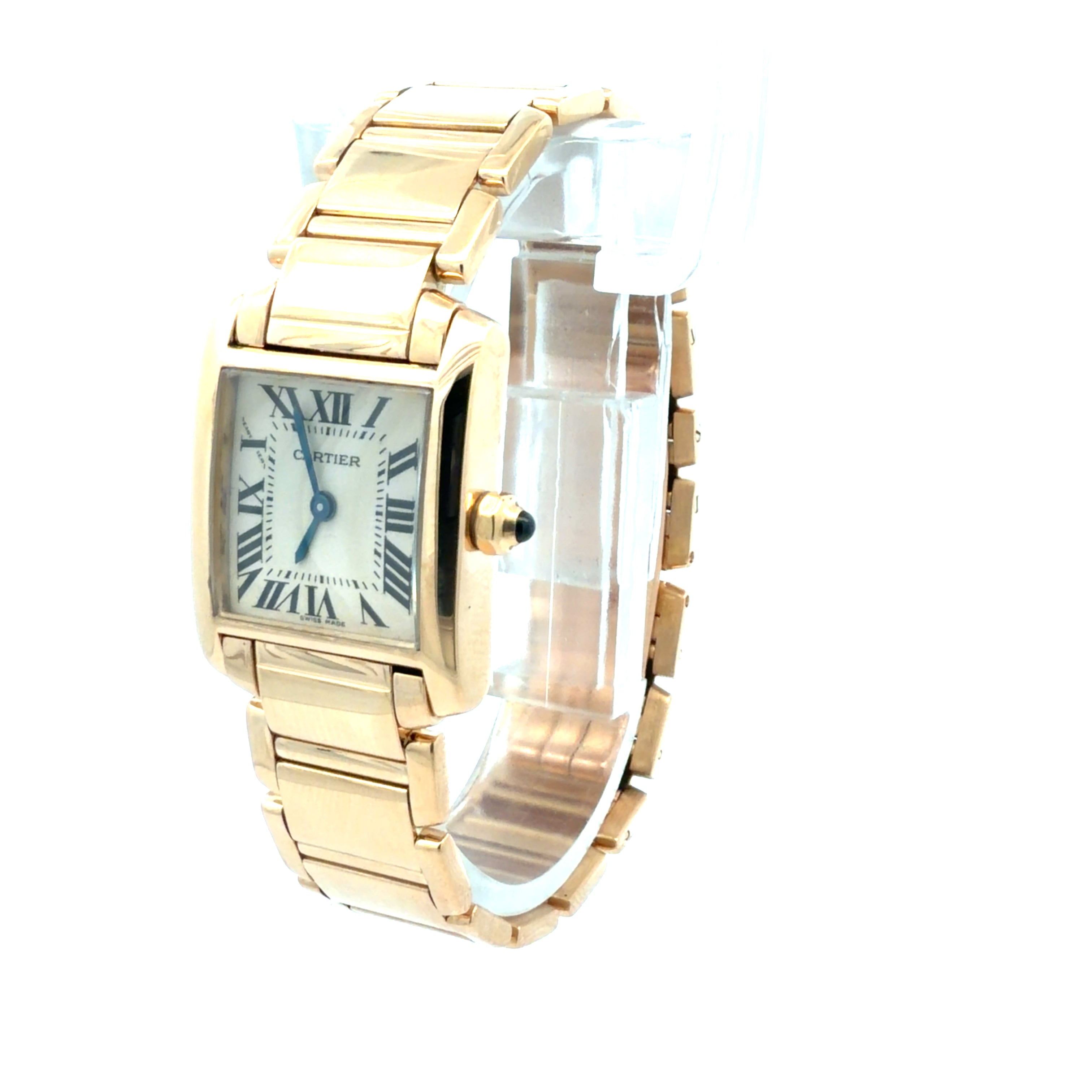 Cartier 18ct Gold Tank Francasie refernce 2385