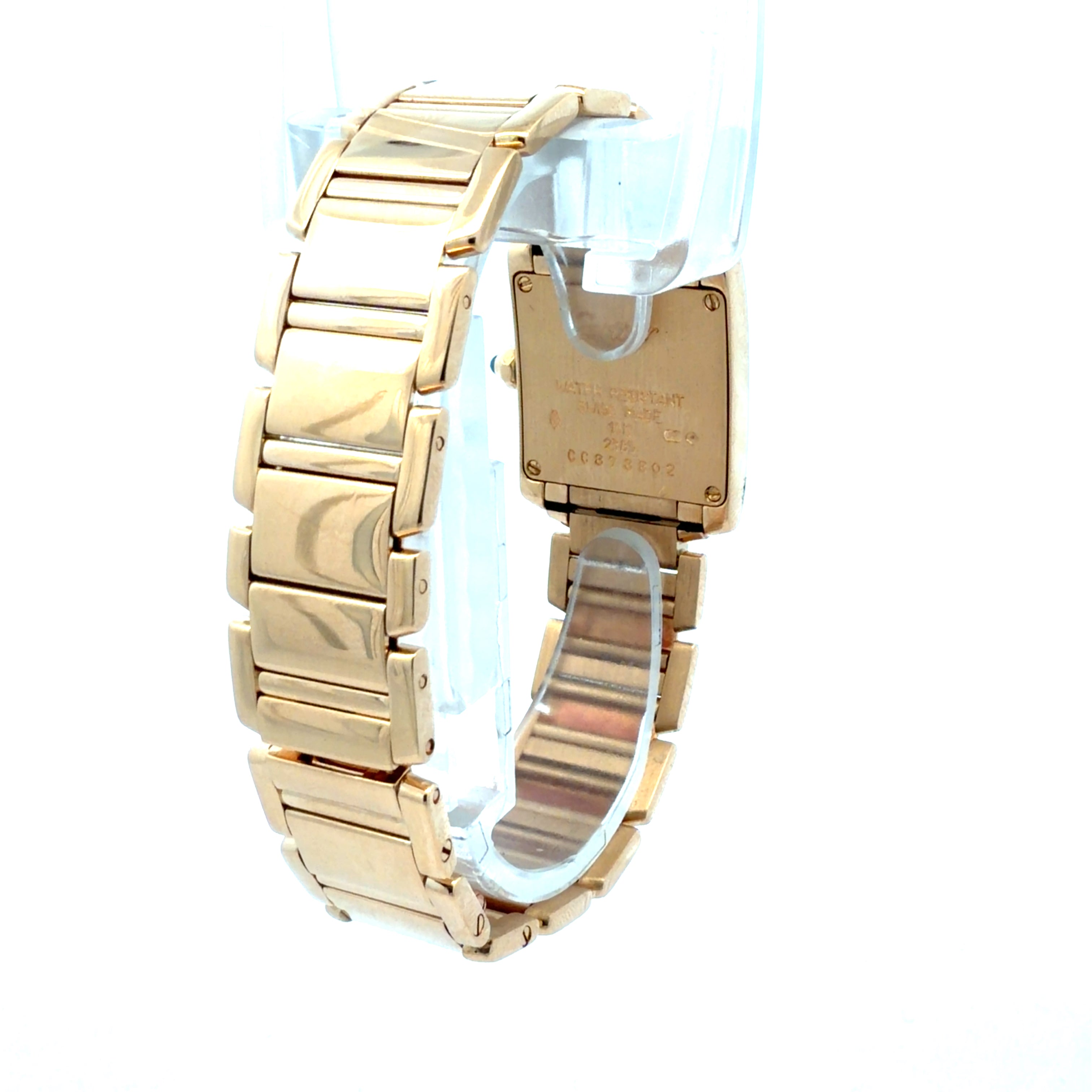 Cartier 18ct Gold Tank Francasie refernce 2385