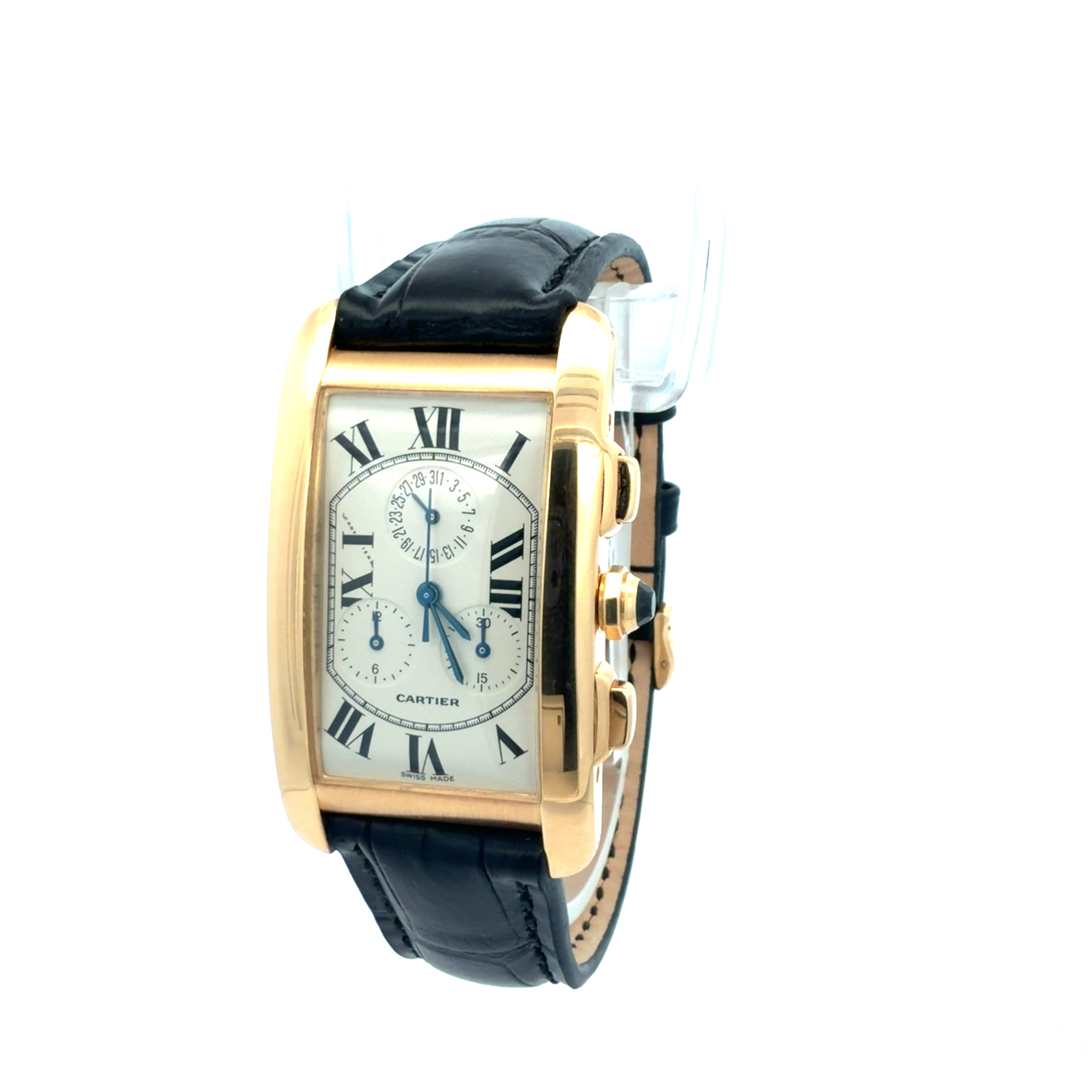 Cartier 18ct Gold Tank Amercaine reference 1730