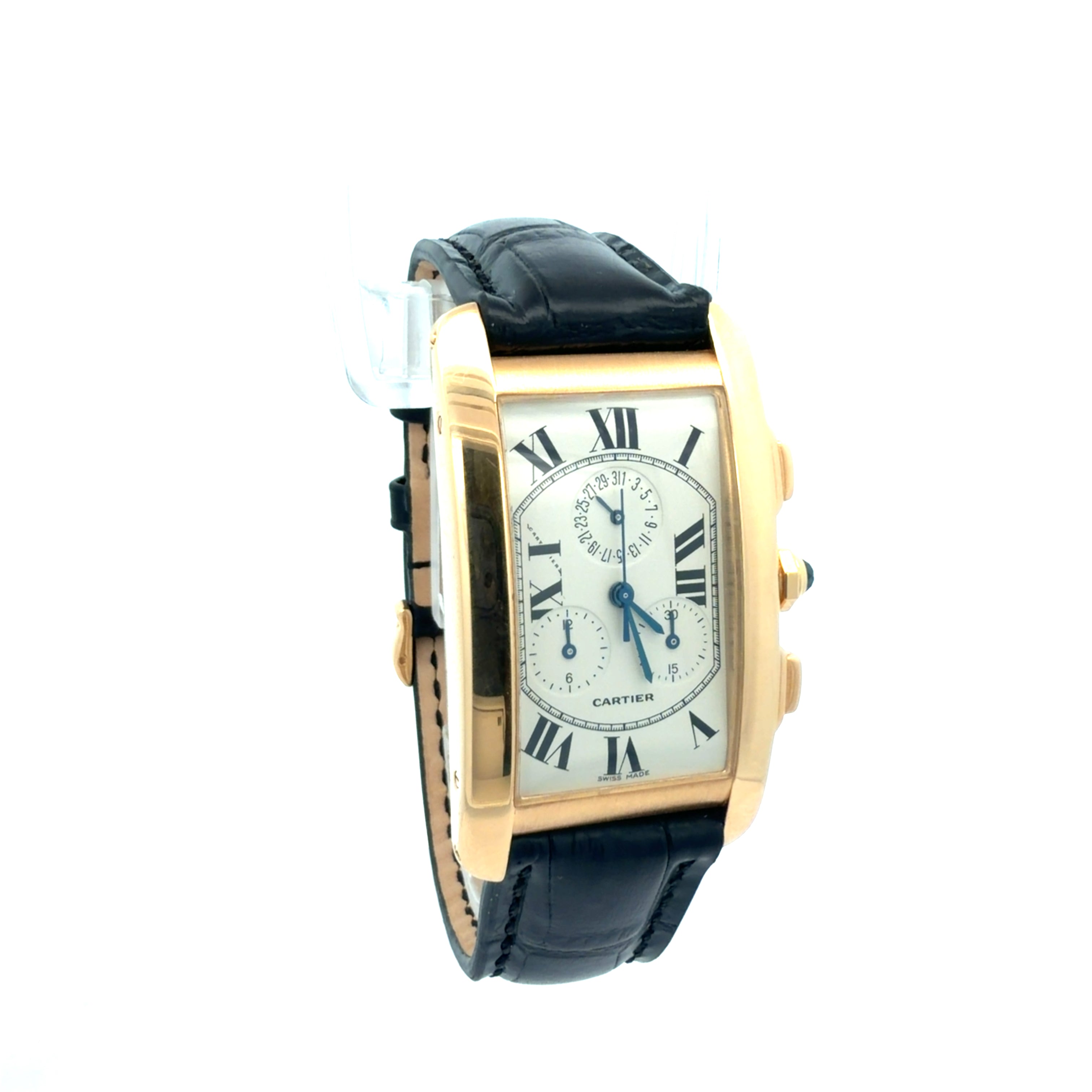 Cartier 18ct Gold Tank Amercaine reference 1730