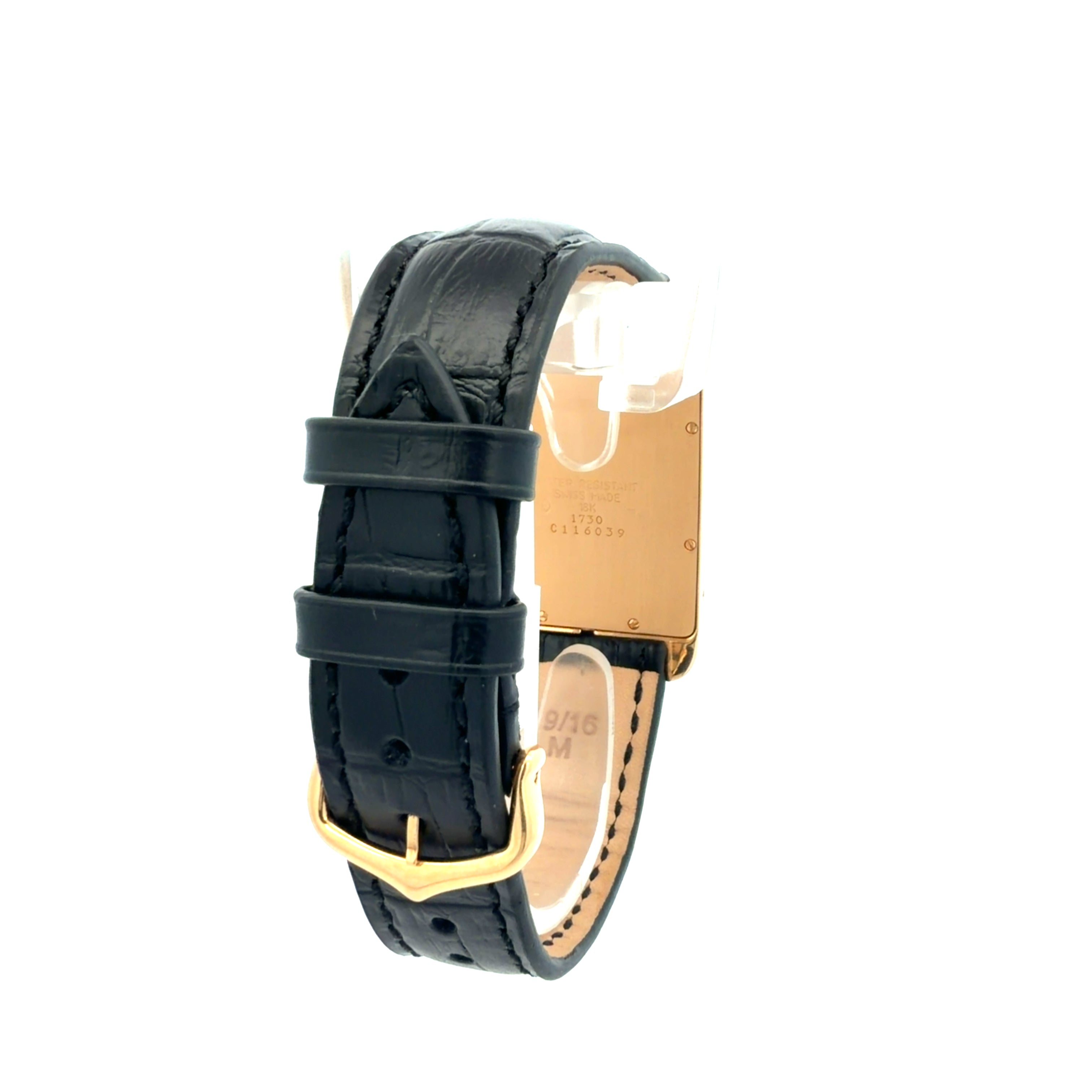 Cartier 18ct Gold Tank Amercaine reference 1730