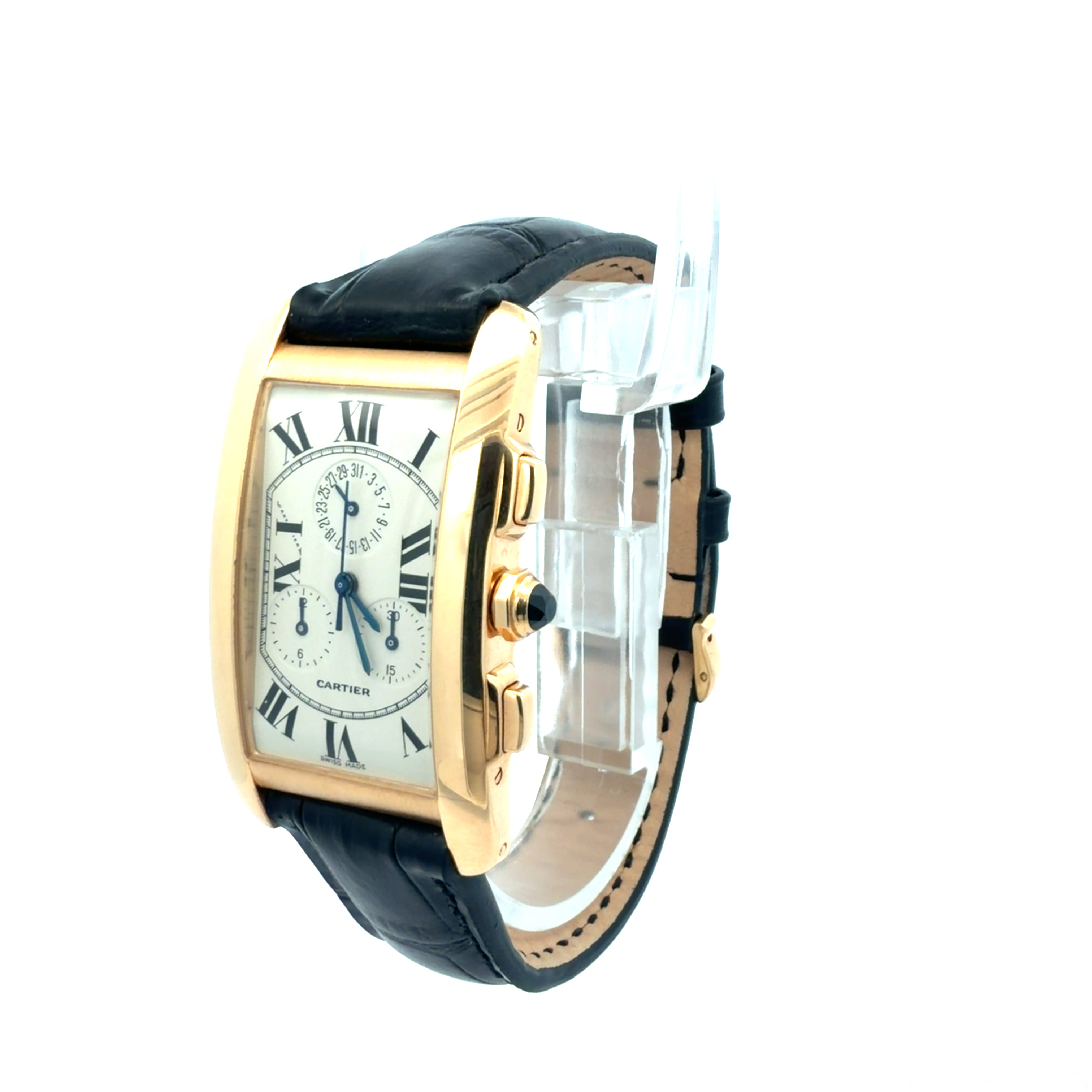 Cartier 18ct Gold Tank Amercaine reference 1730