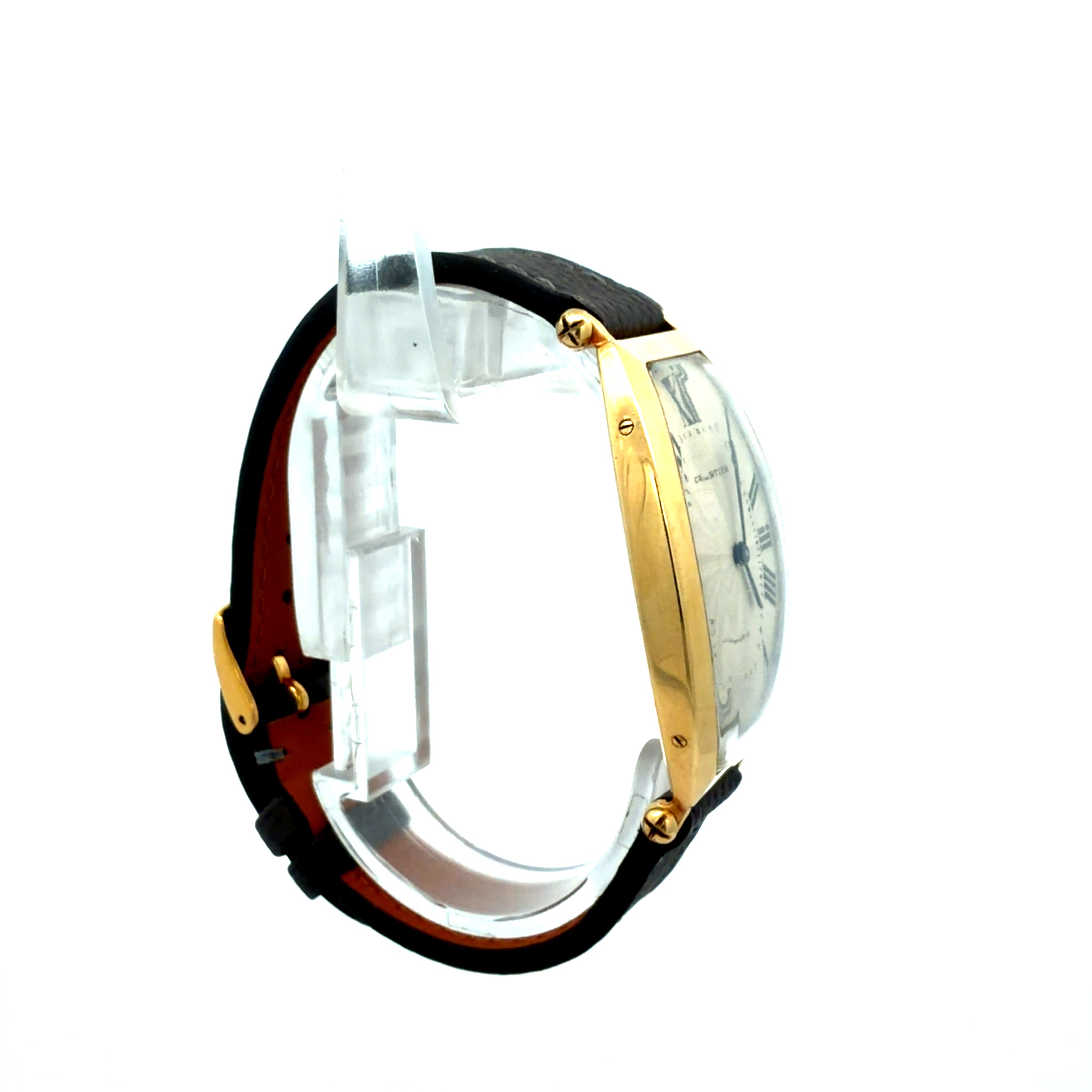 Cartier 18ct Gold Tonneau Jumbo Paris