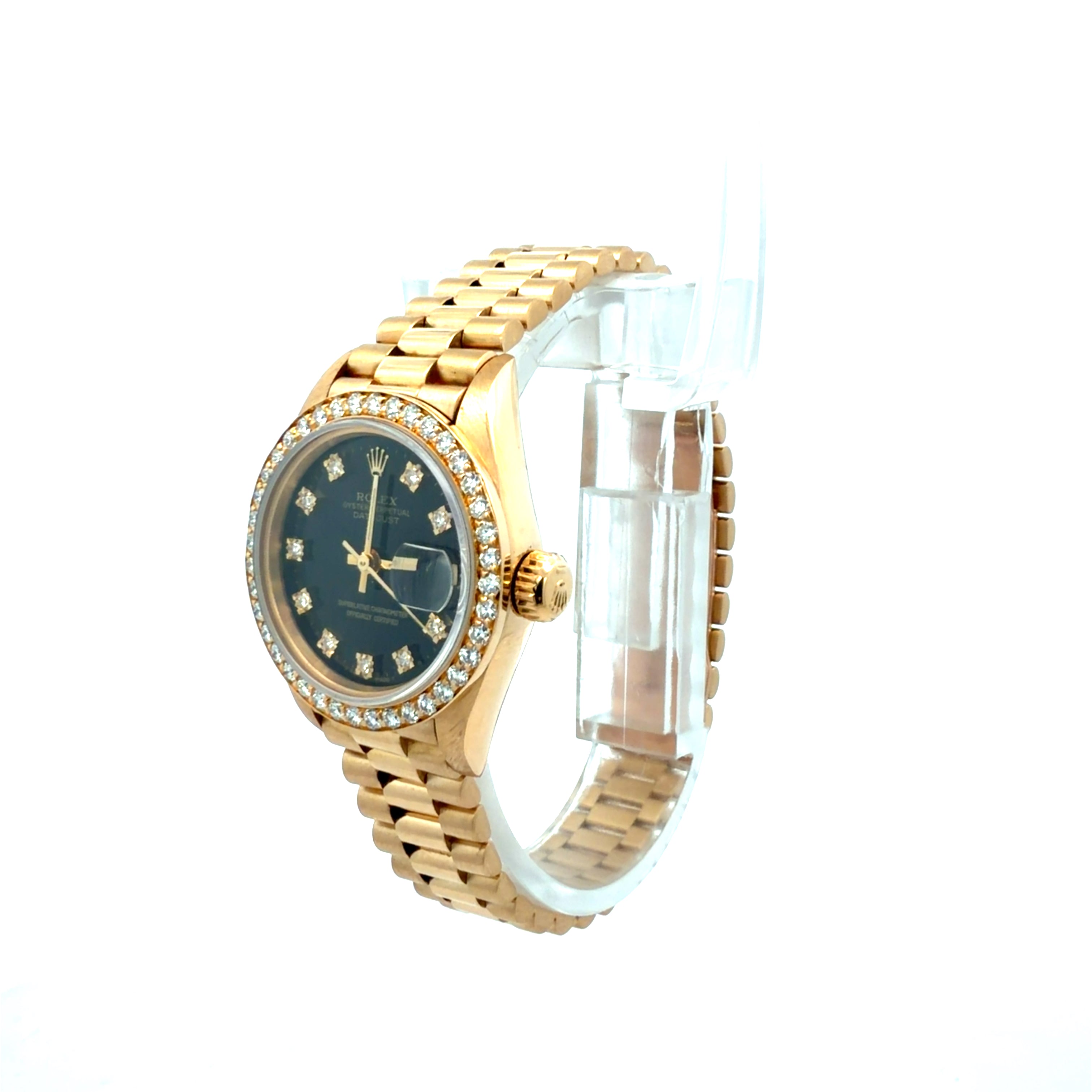 Rolex Lady Datejust reference 69138 Factory Diamond Dial and Bezel