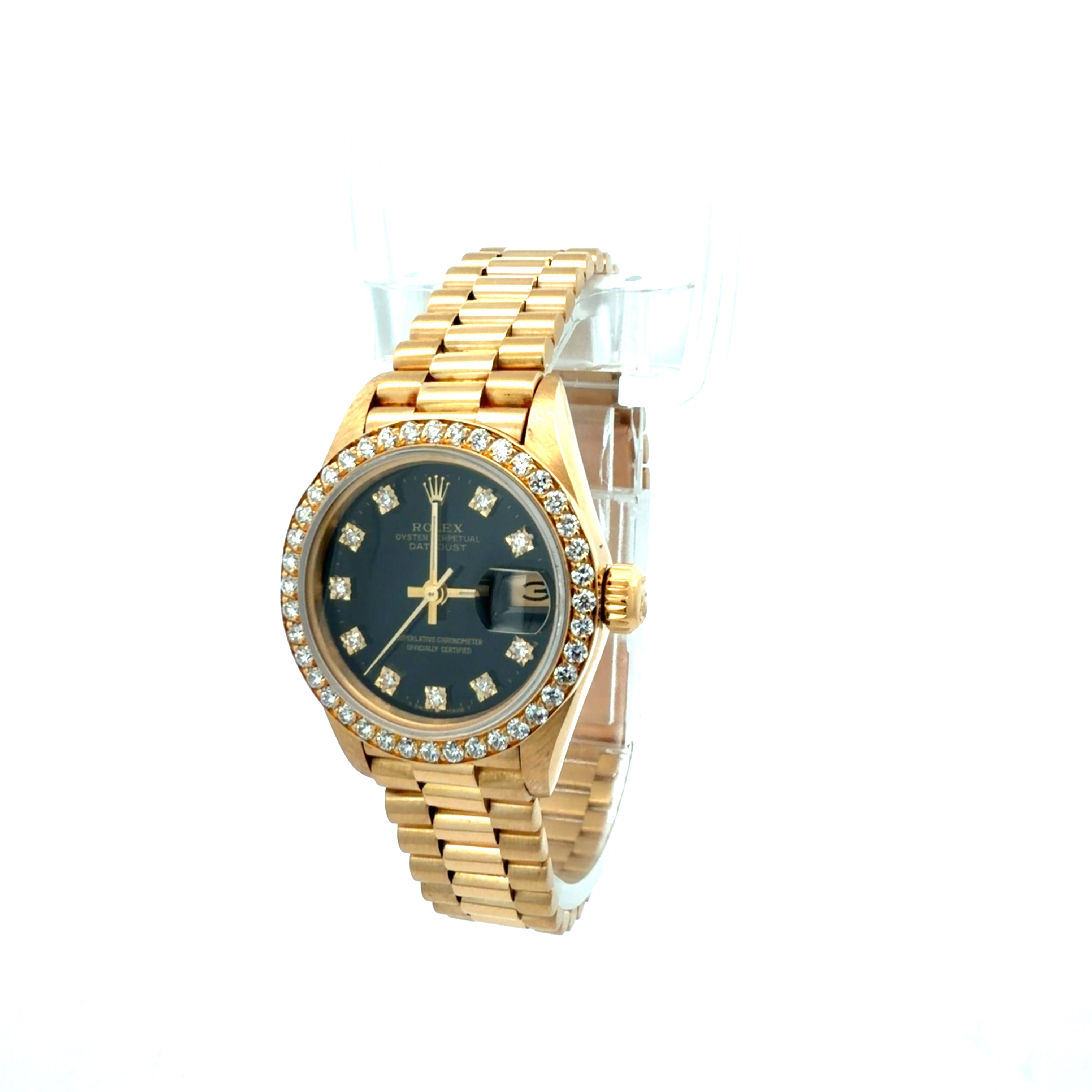 Rolex Lady Datejust reference 69138 Factory Diamond Dial and Bezel