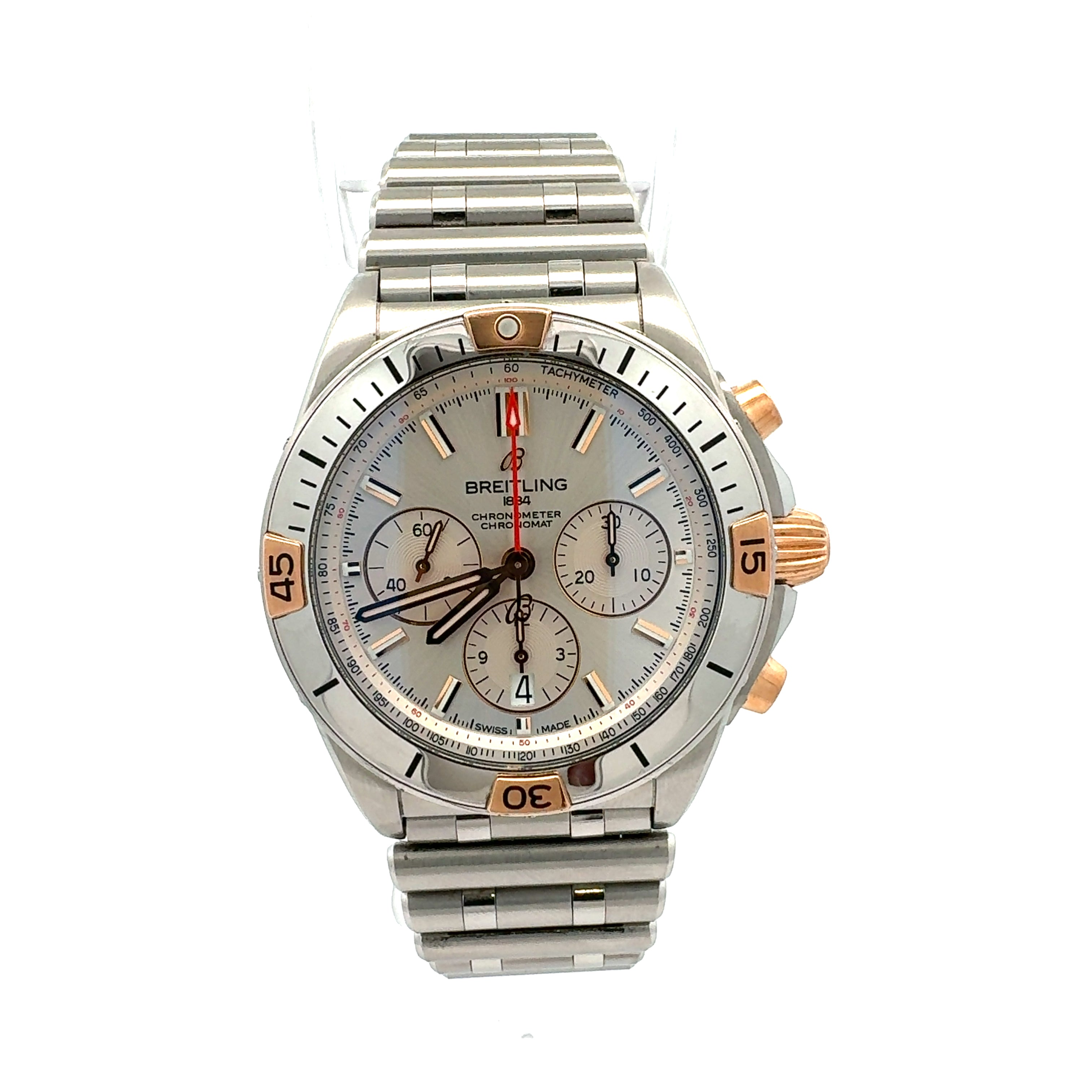Breitling Steel and Rose Gold Chronomat reference B01 42 IB0134101G1A1