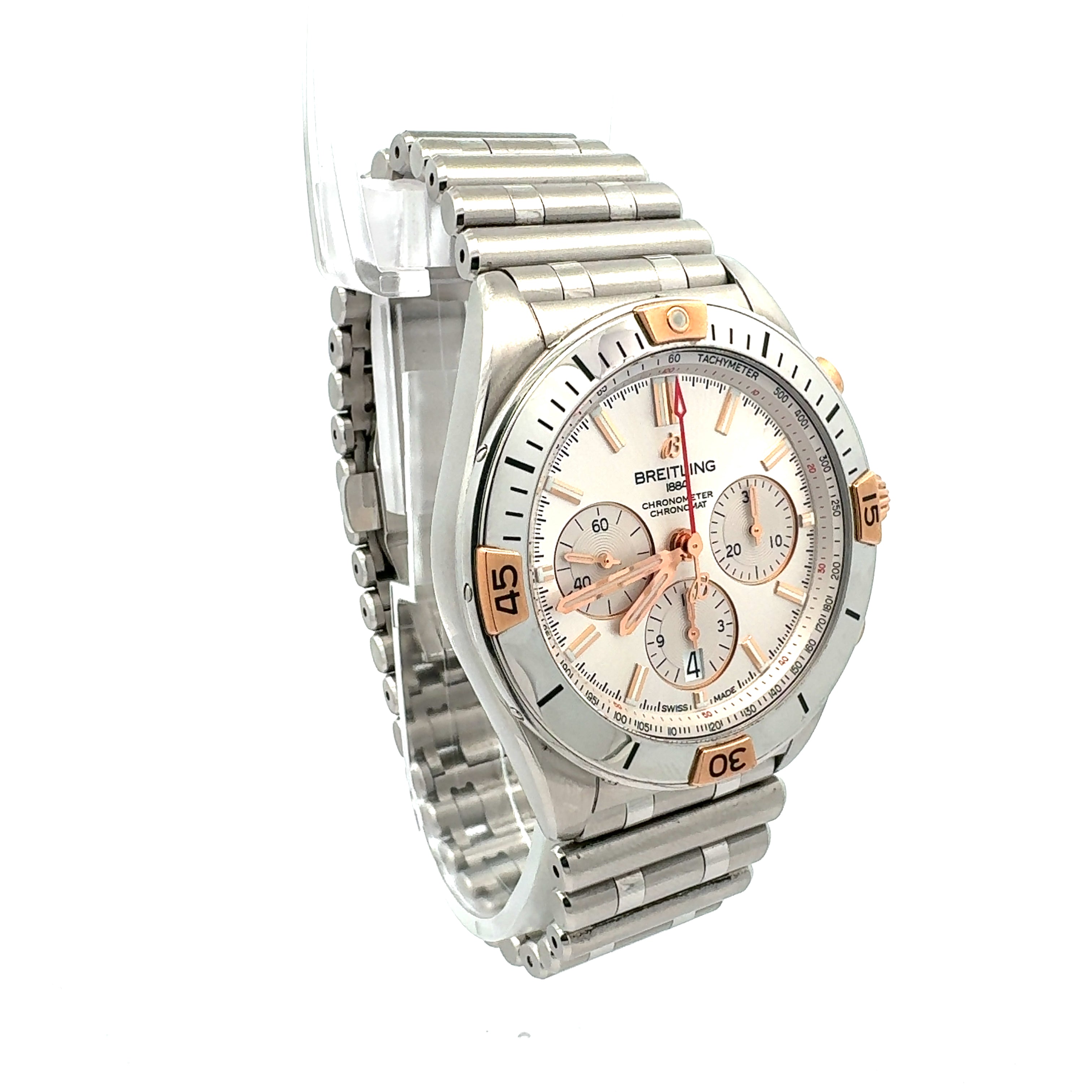 Breitling Steel and Rose Gold Chronomat reference B01 42 IB0134101G1A1