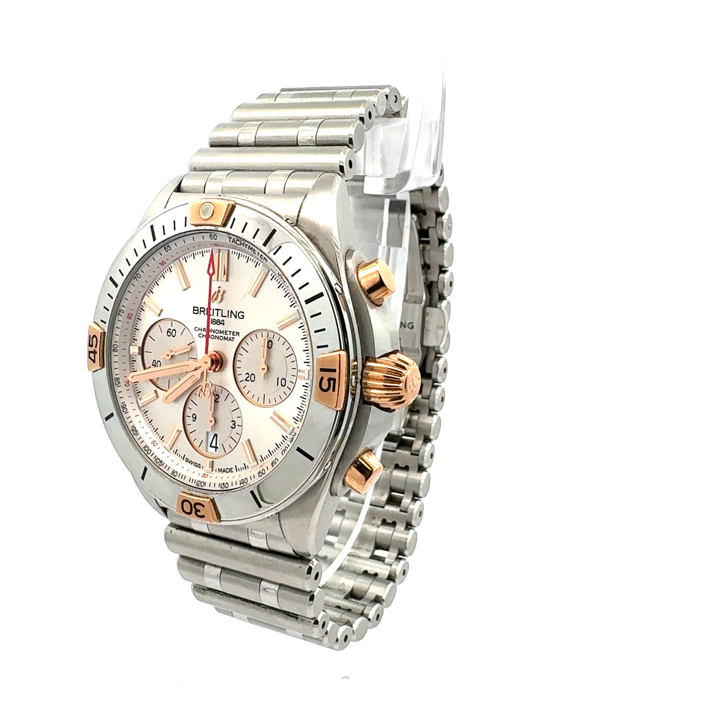 Breitling Steel and Rose Gold Chronomat reference B01 42 IB0134101G1A1