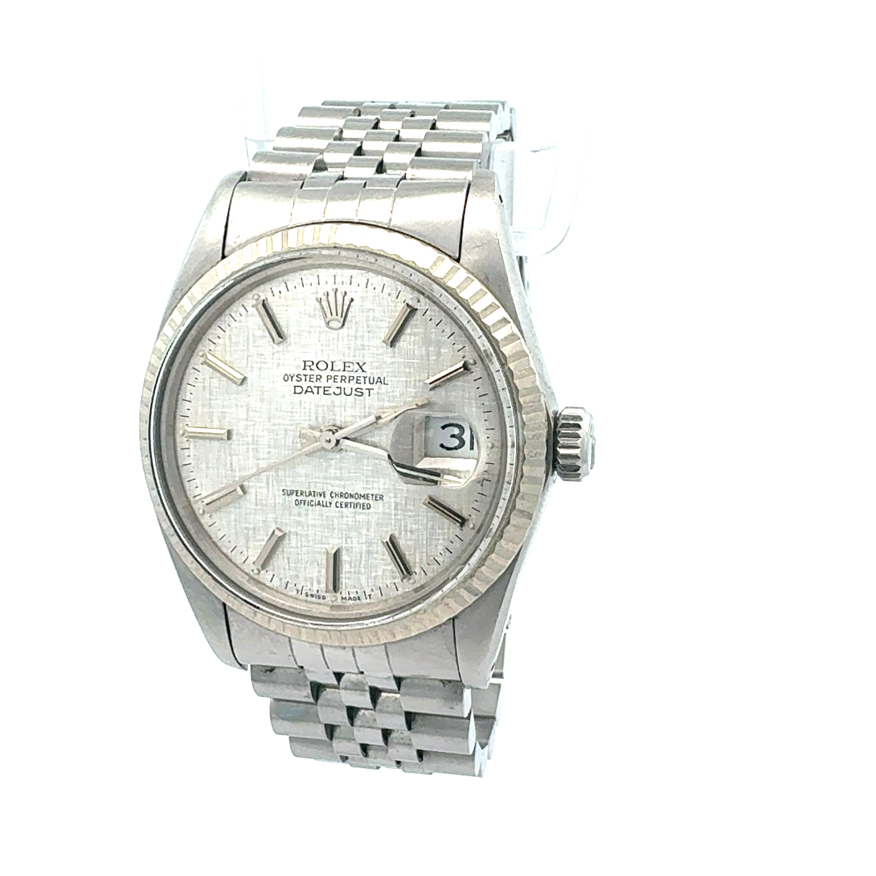 Rolex Datejust 36 Reference 16014 Linen Dial
