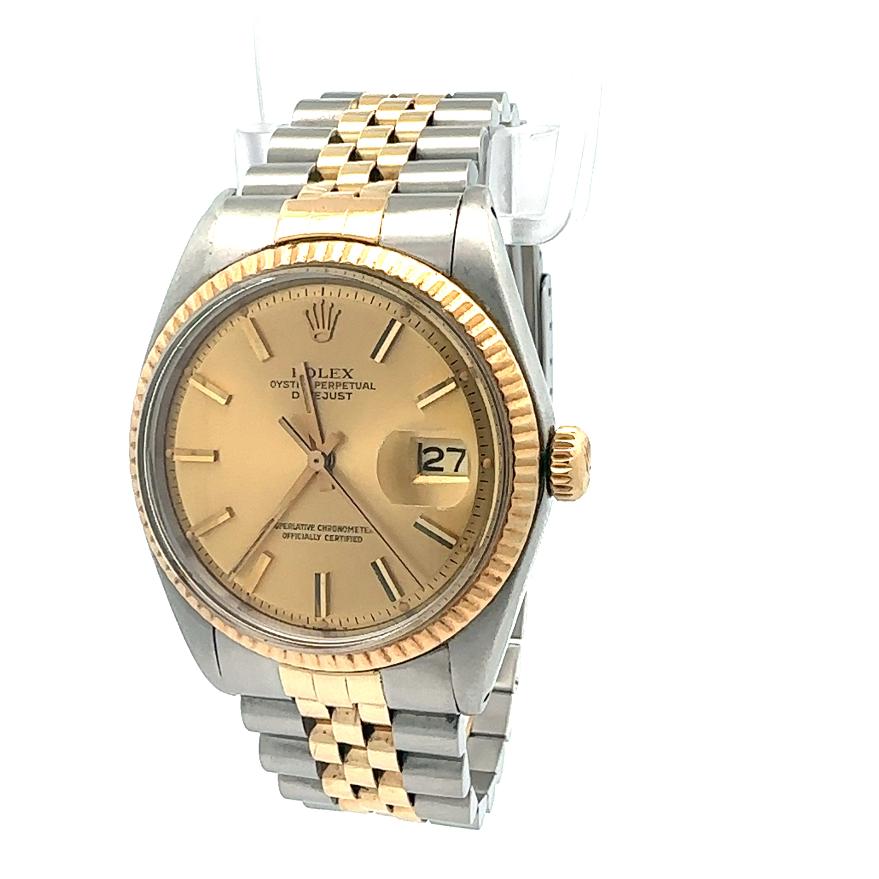 Rolex Steel and Gold Datejust 36 reference 1601