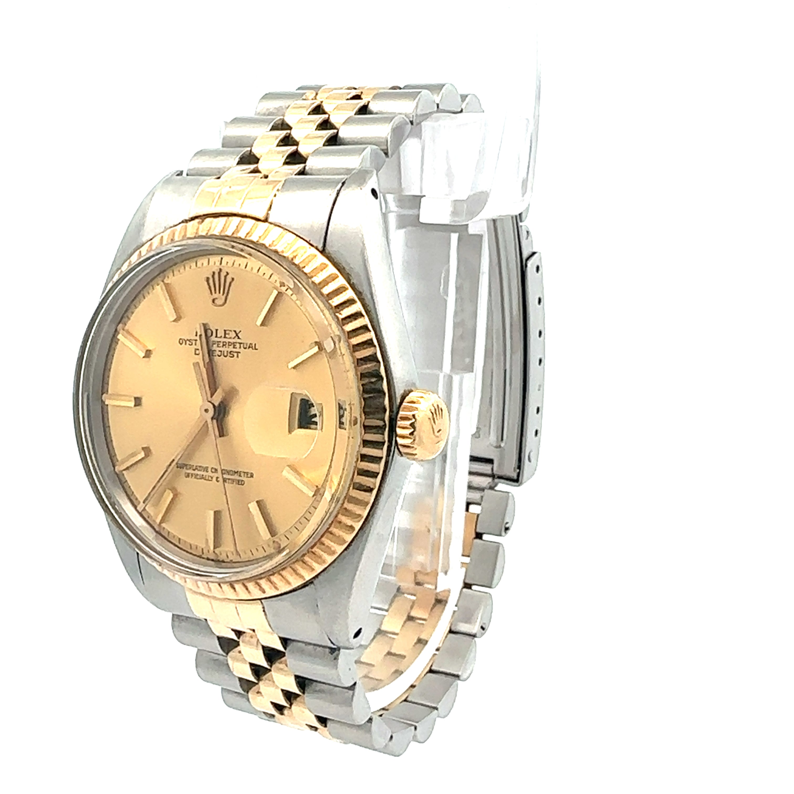 Rolex Steel and Gold Datejust 36 reference 1601