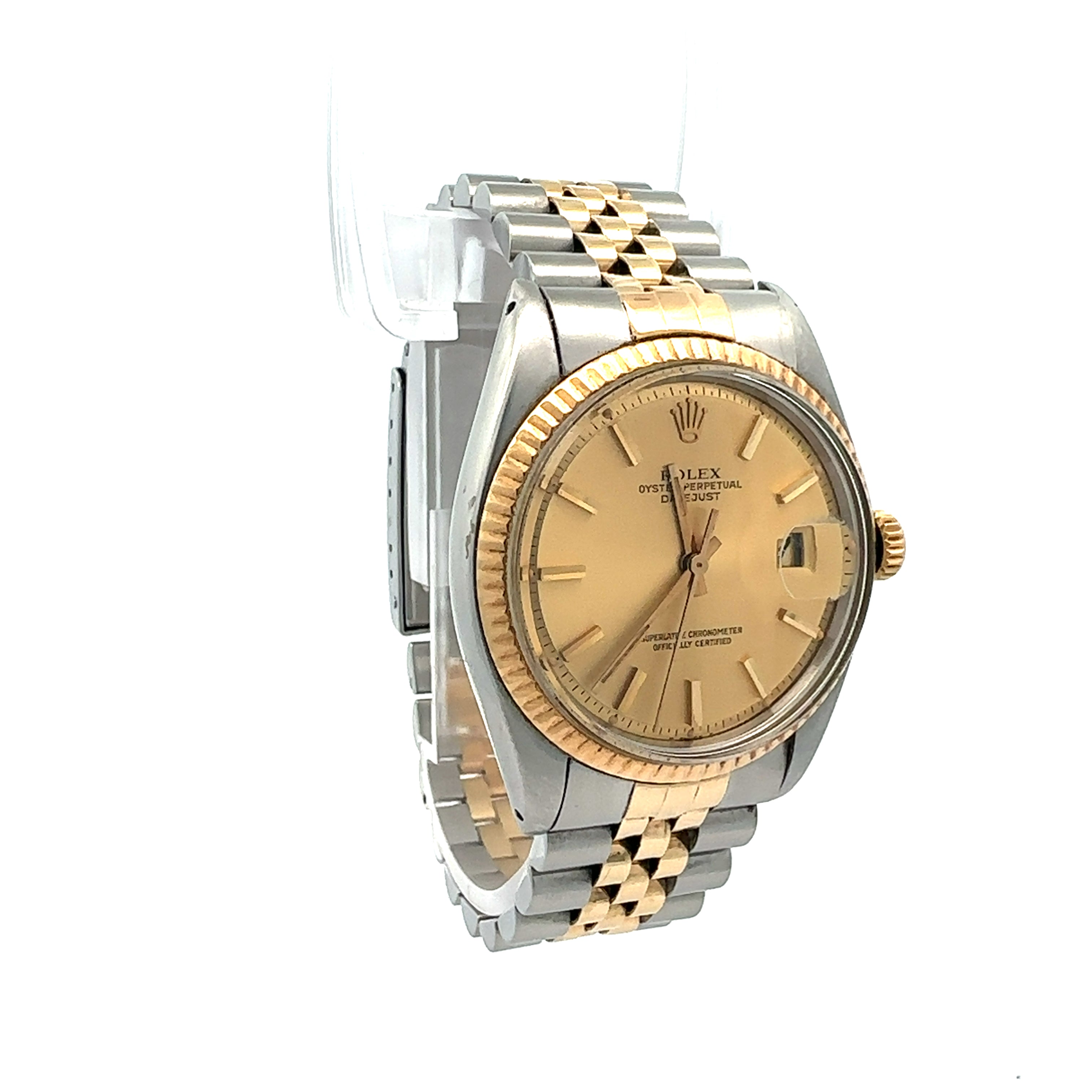 Rolex Steel and Gold Datejust 36 reference 1601