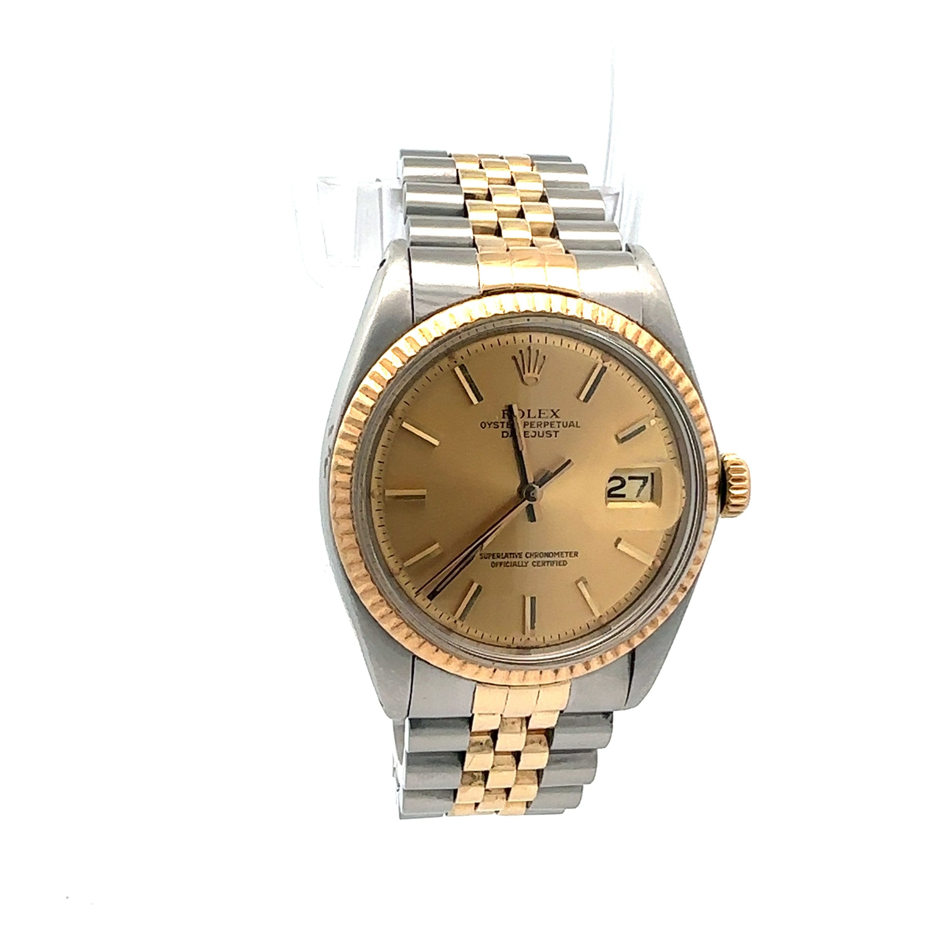 Rolex Steel and Gold Datejust 36 reference 1601