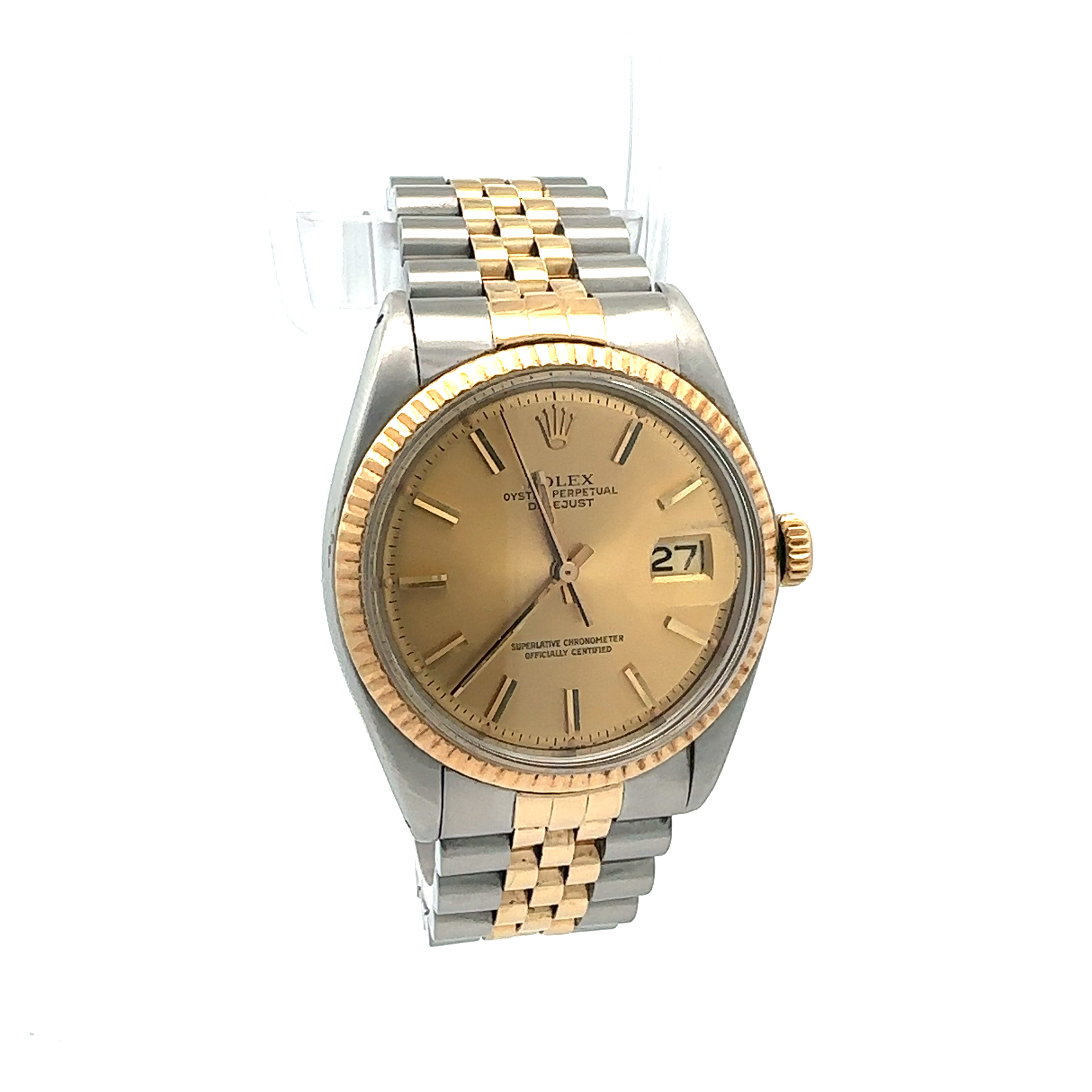 Rolex Steel and Gold Datejust 36 reference 1601