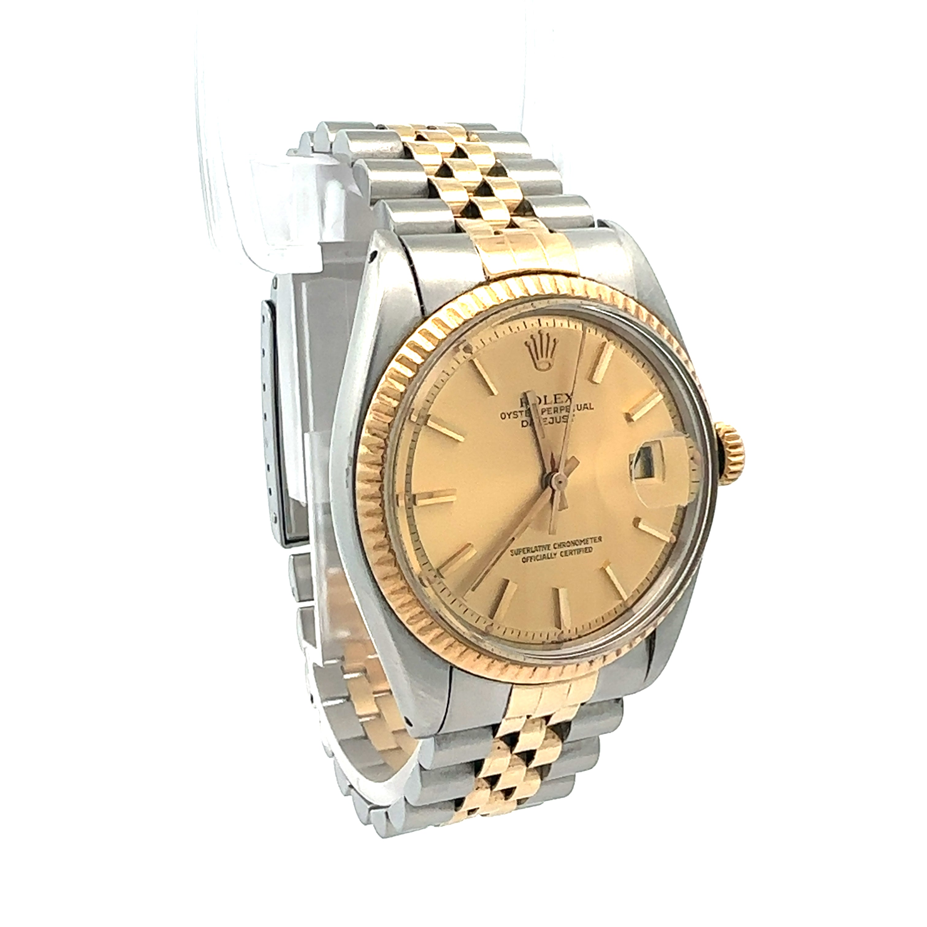 Rolex Steel and Gold Datejust 36 reference 1601