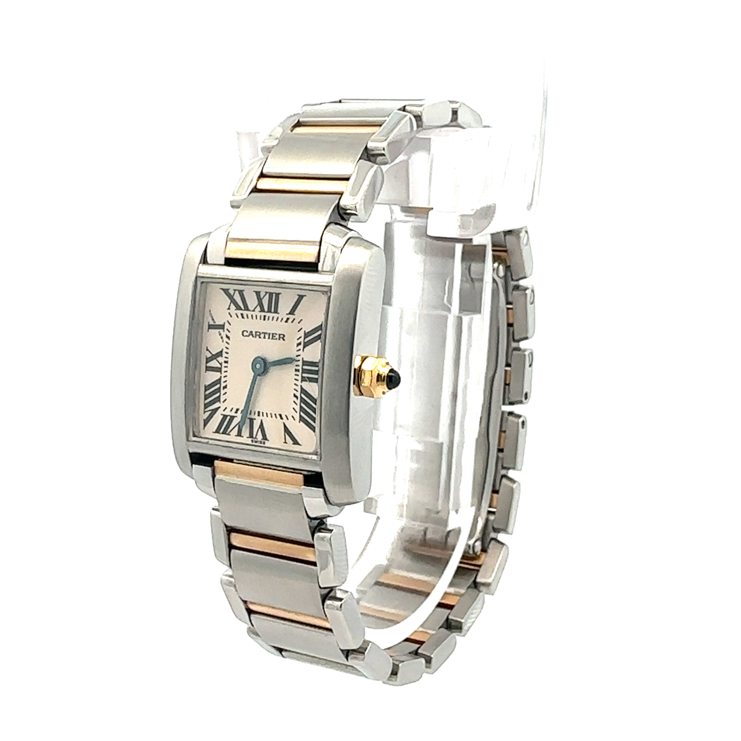 Cartier Steel and Gold Tank Francaise reference 2384