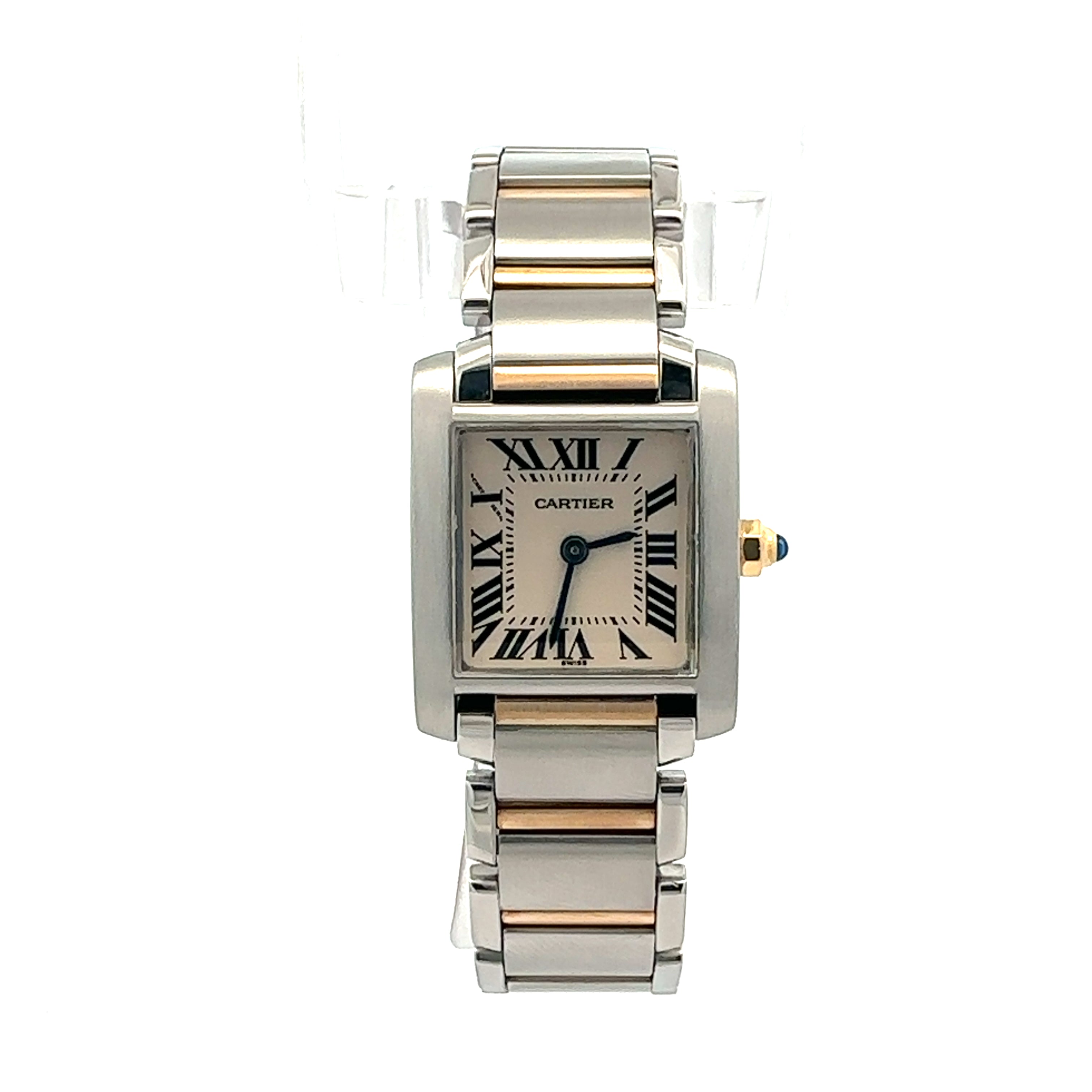 Cartier Steel and Gold Tank Francaise reference 2384