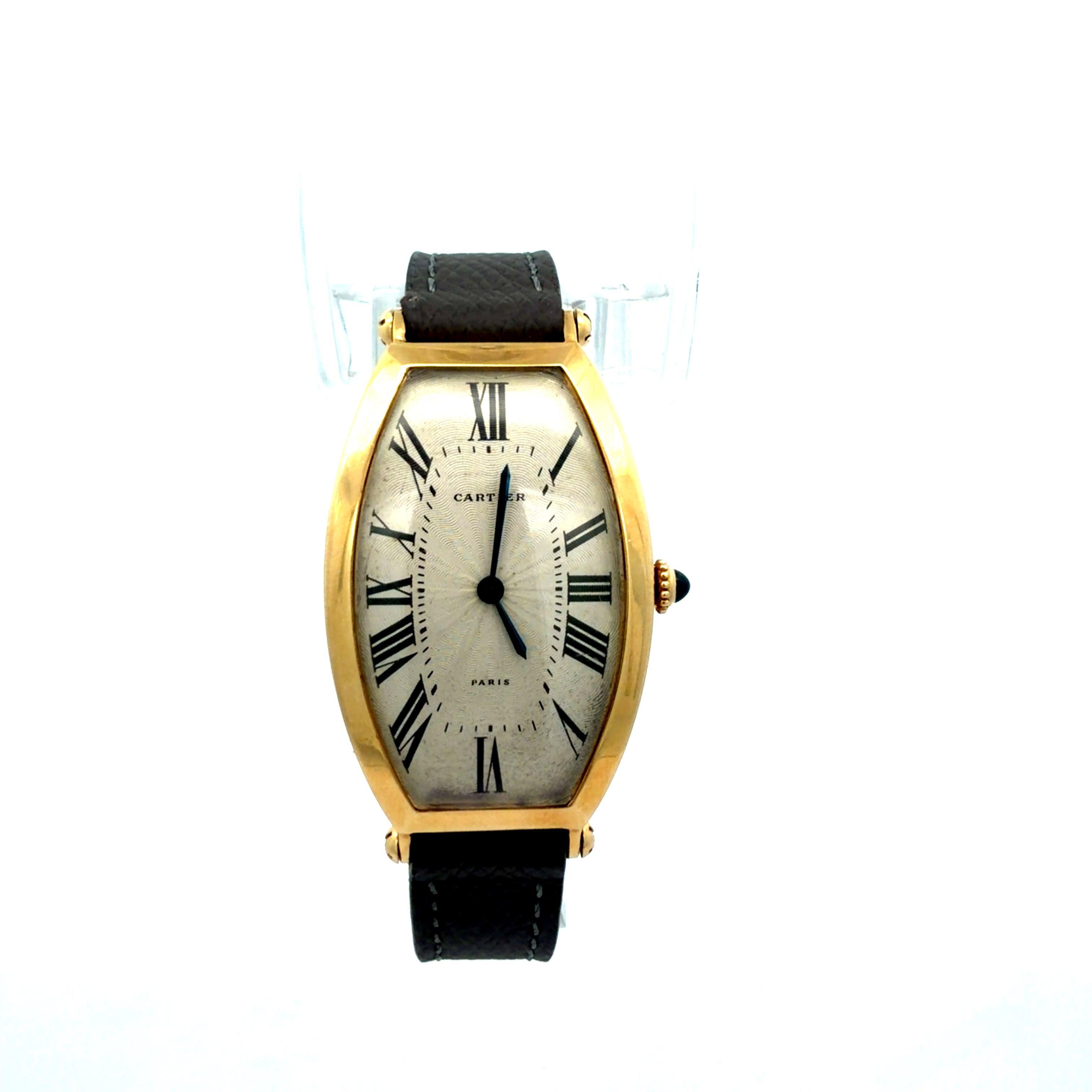 Cartier 18ct Gold Tonneau Jumbo Paris