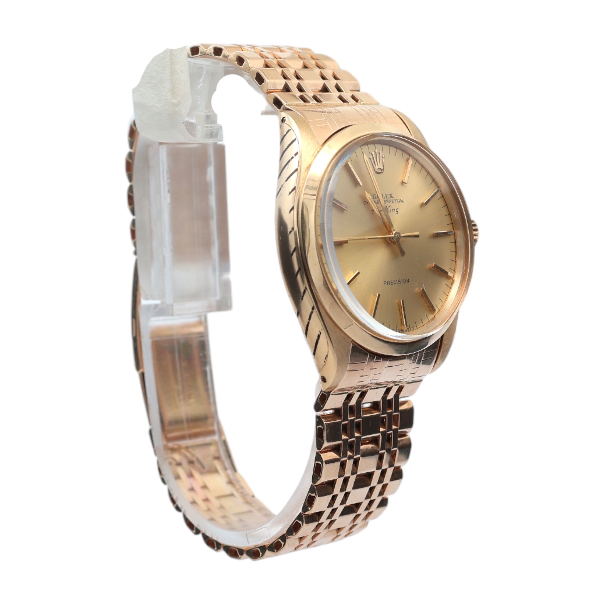 Rolex 14ct Gold Airking reference 5500