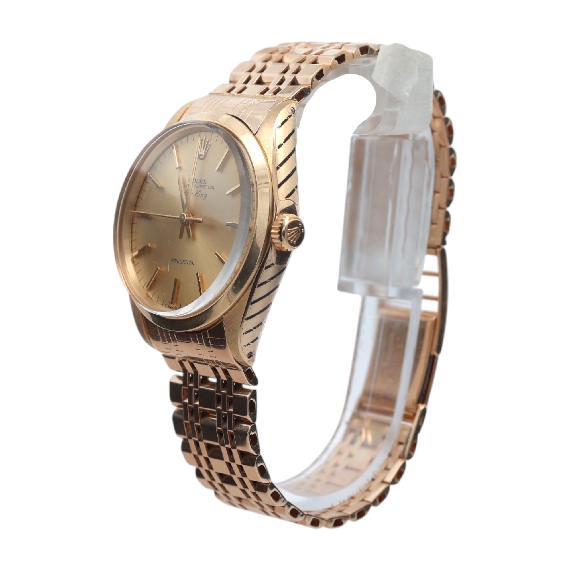 Rolex 14ct Gold Airking reference 5500