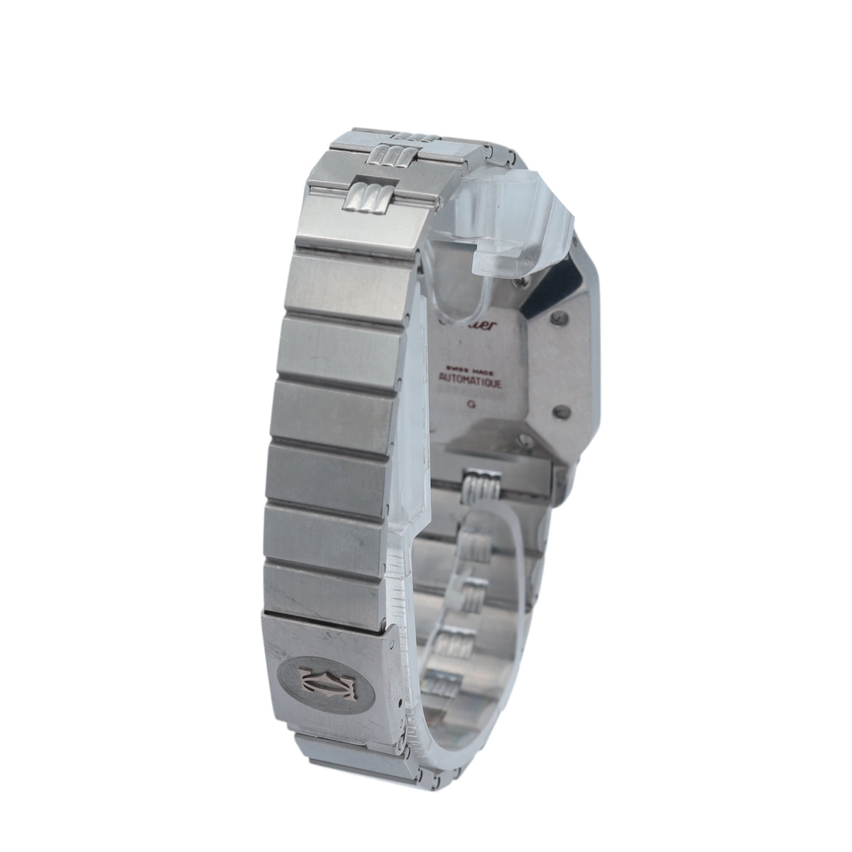 Cartier Santos Carree reference 2960 With Godron Bracelet