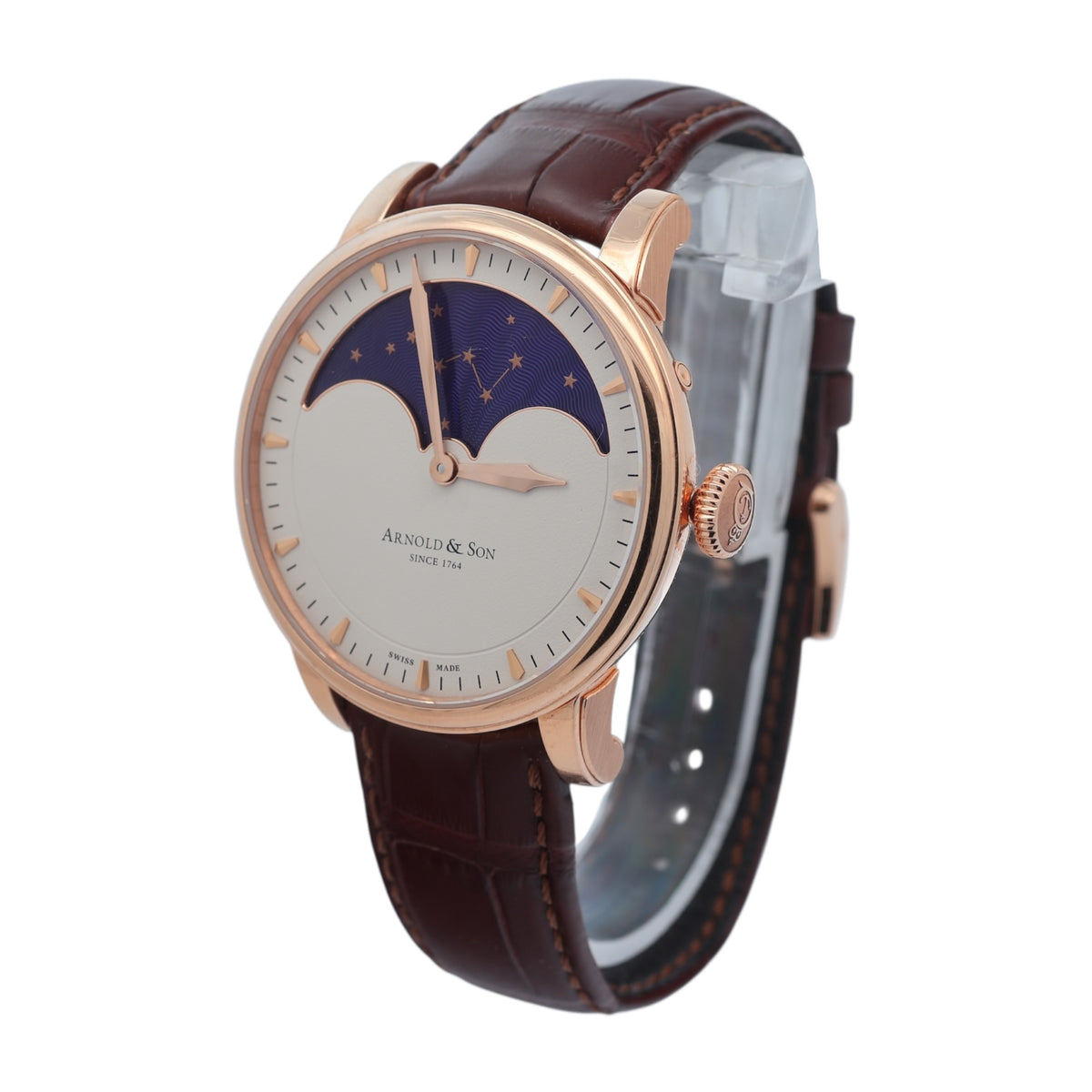 Arnold & Son 18ct Rose Gold HM Perpetual Moon reference 1GLAR.I01A