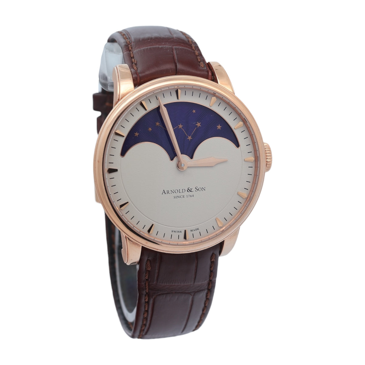 Arnold & Son 18ct Rose Gold HM Perpetual Moon reference 1GLAR.I01A