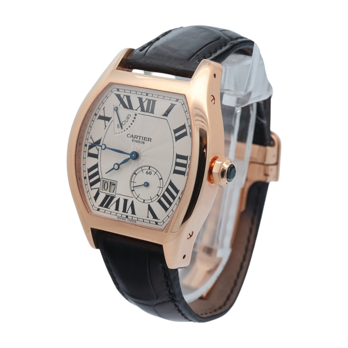 Cartier 18ct Rose Gold Tortue 8Days Collection Privee Cartier Paris reference 2760/ W1545851
