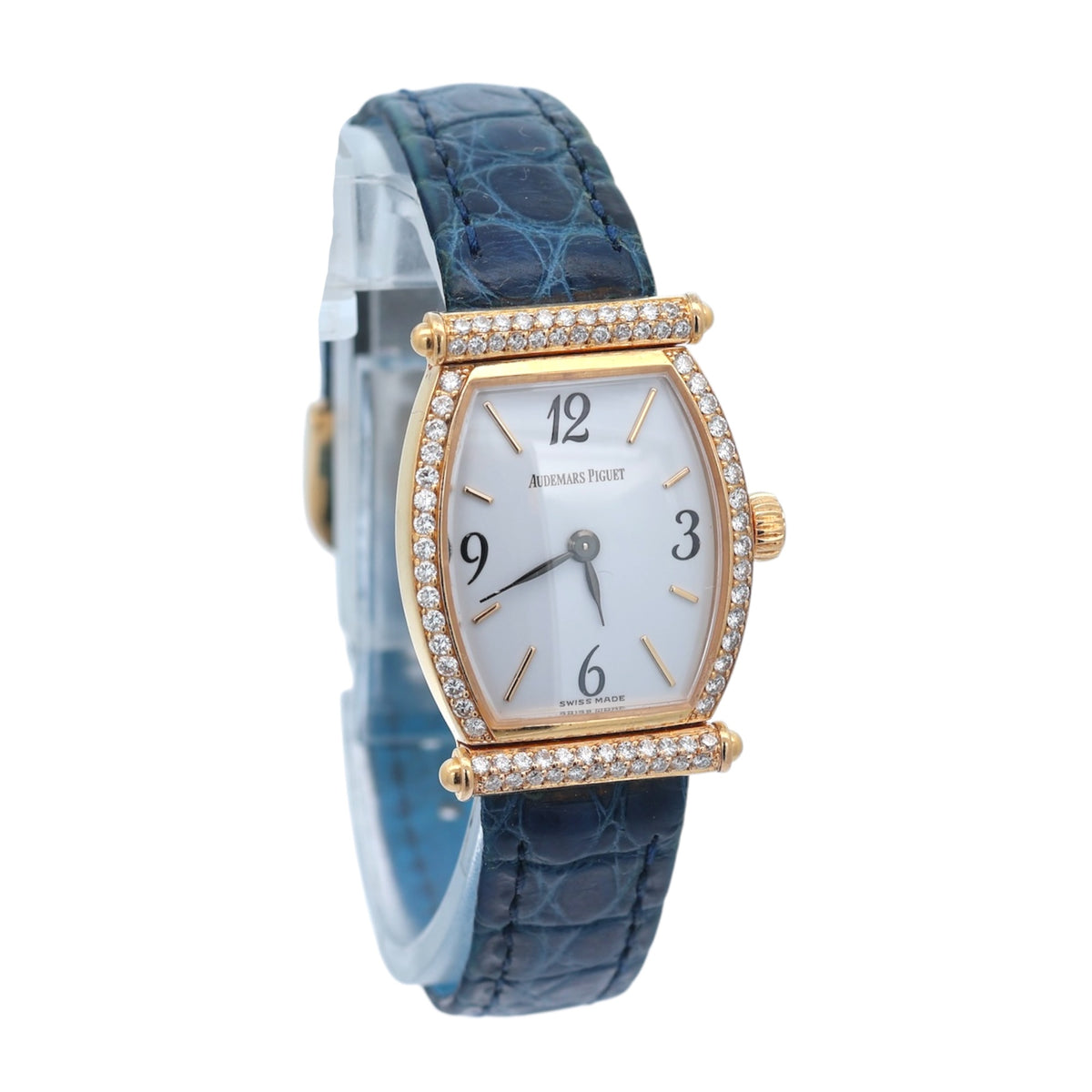 Audemars Piguet Carnegie Tonneau Ref.67003BA Factory Diamonds