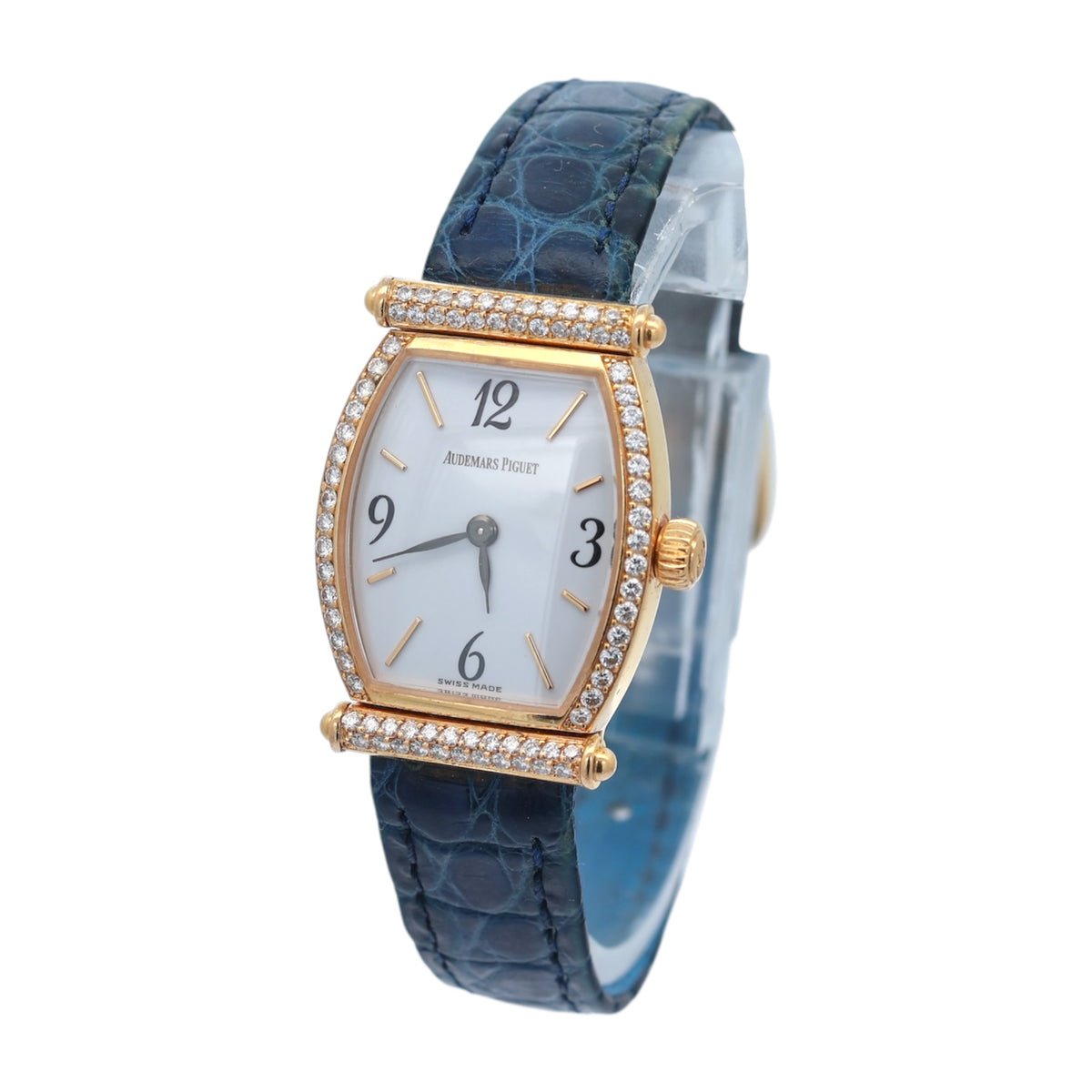 Audemars Piguet Carnegie Tonneau Ref.67003BA Factory Diamonds