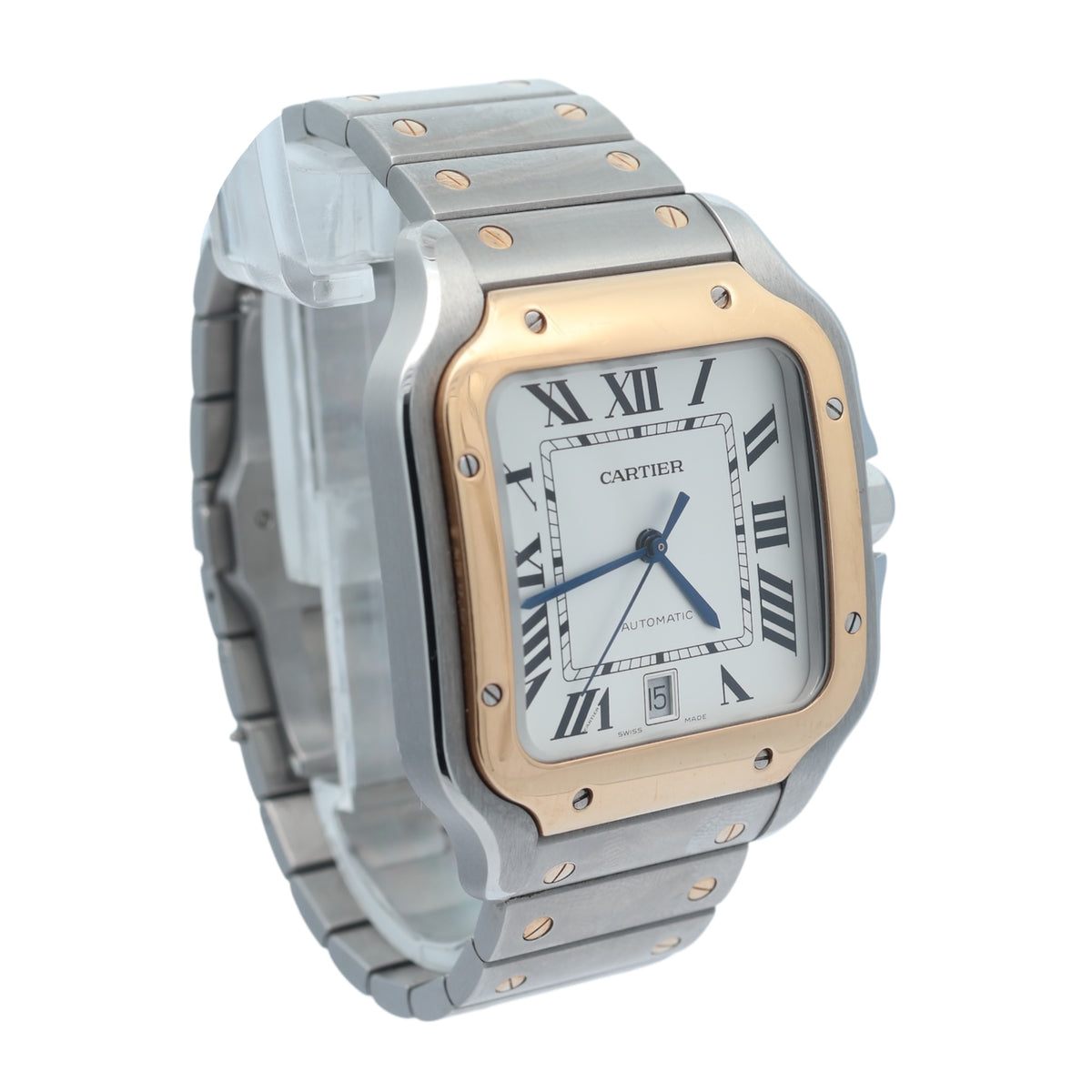 Cartier Steel and Gold  Santos De Cartier reference W2SA0009