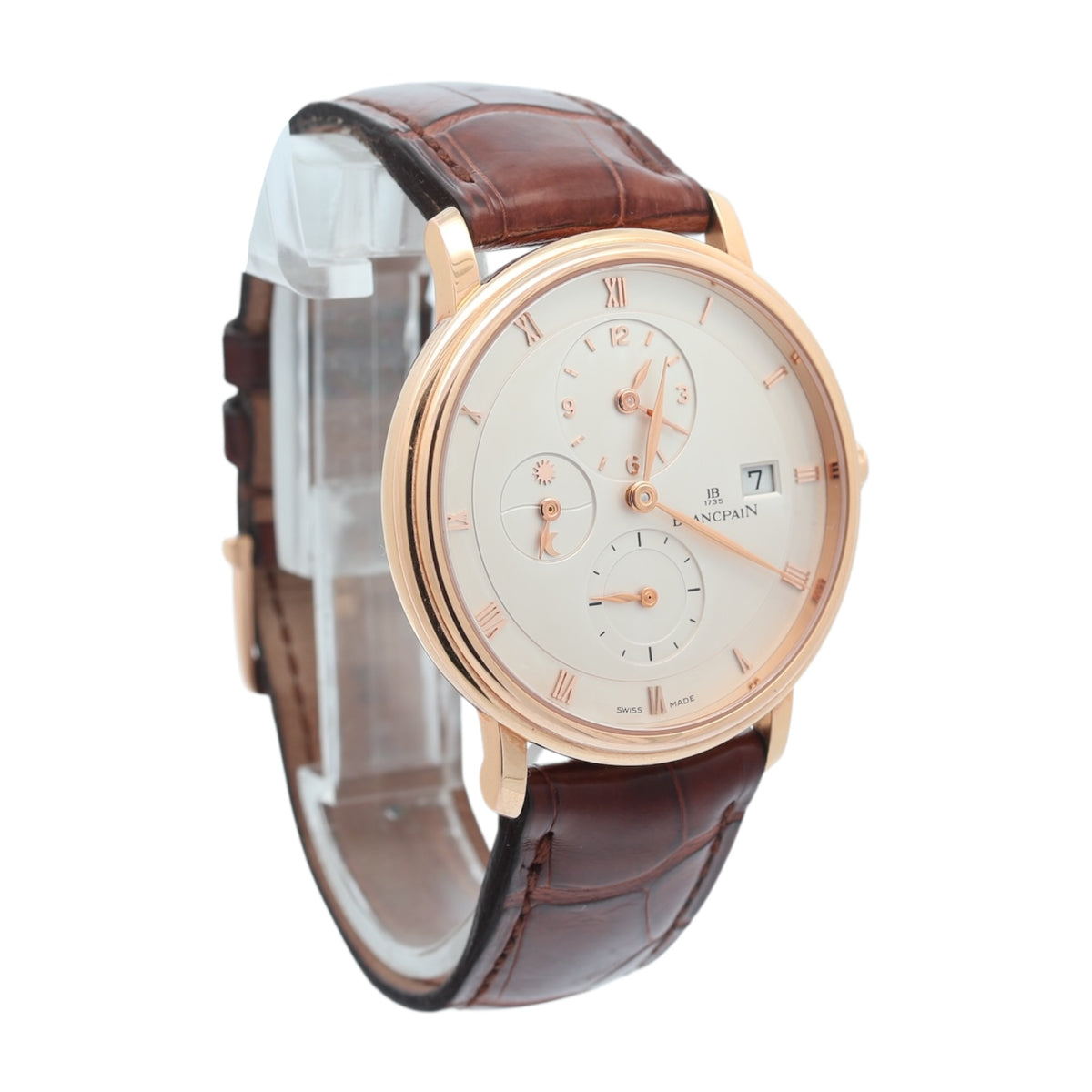Blancpain 18ct Rose Gold Villeret Time Zone reference 6260-3642-55