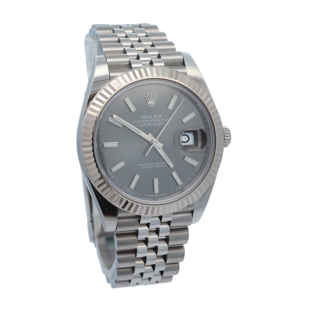 Rolex Datejust 41 reference 126334 Rhodium Dial